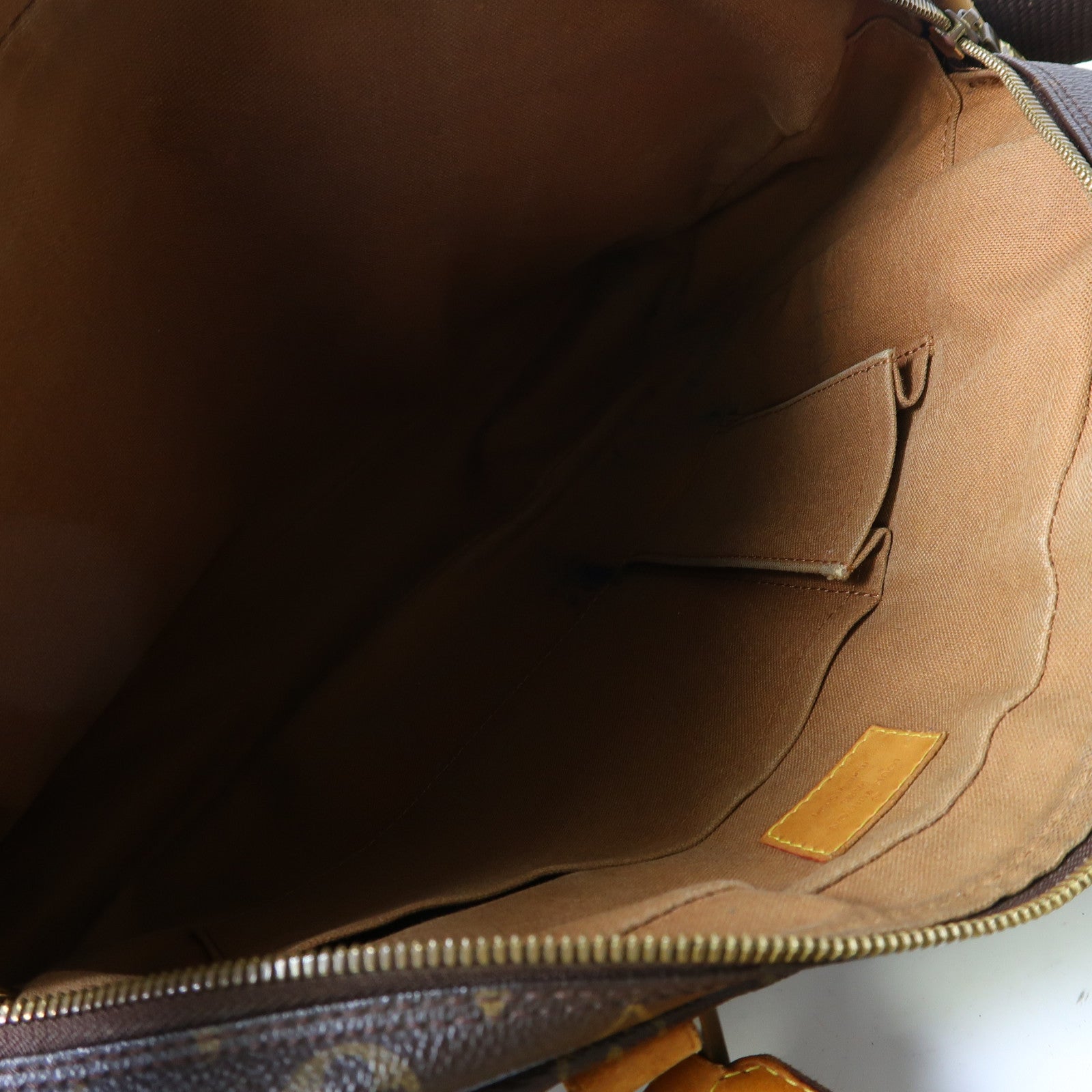LOUIS VUITTON Monogram Sac Bosphore金扣手挽肩背兩用袋啡色
