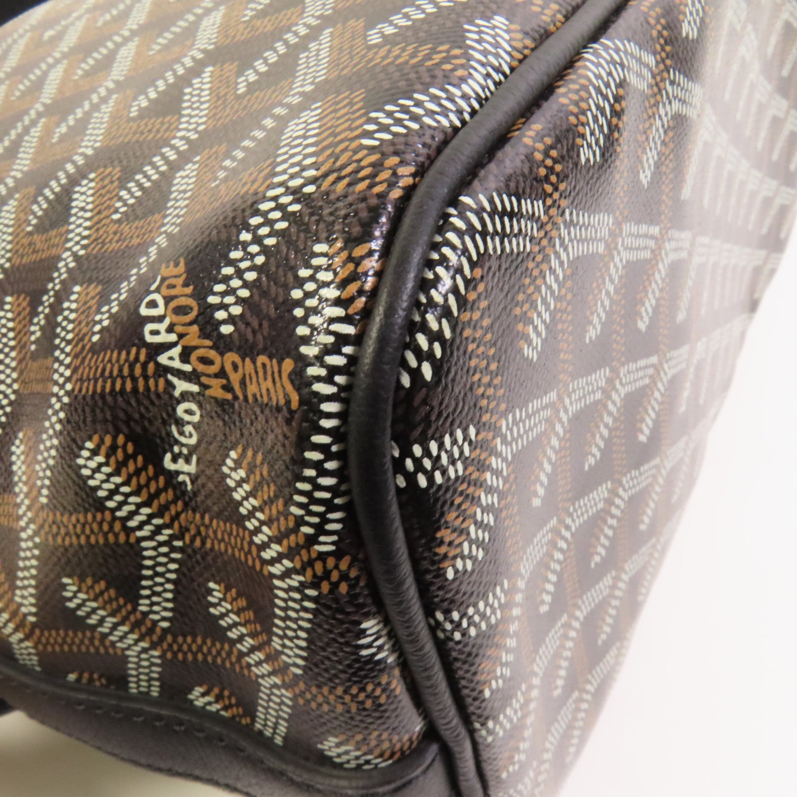 GOYARD 塗層帆布Capetien MM Messenger銀扣肩背袋