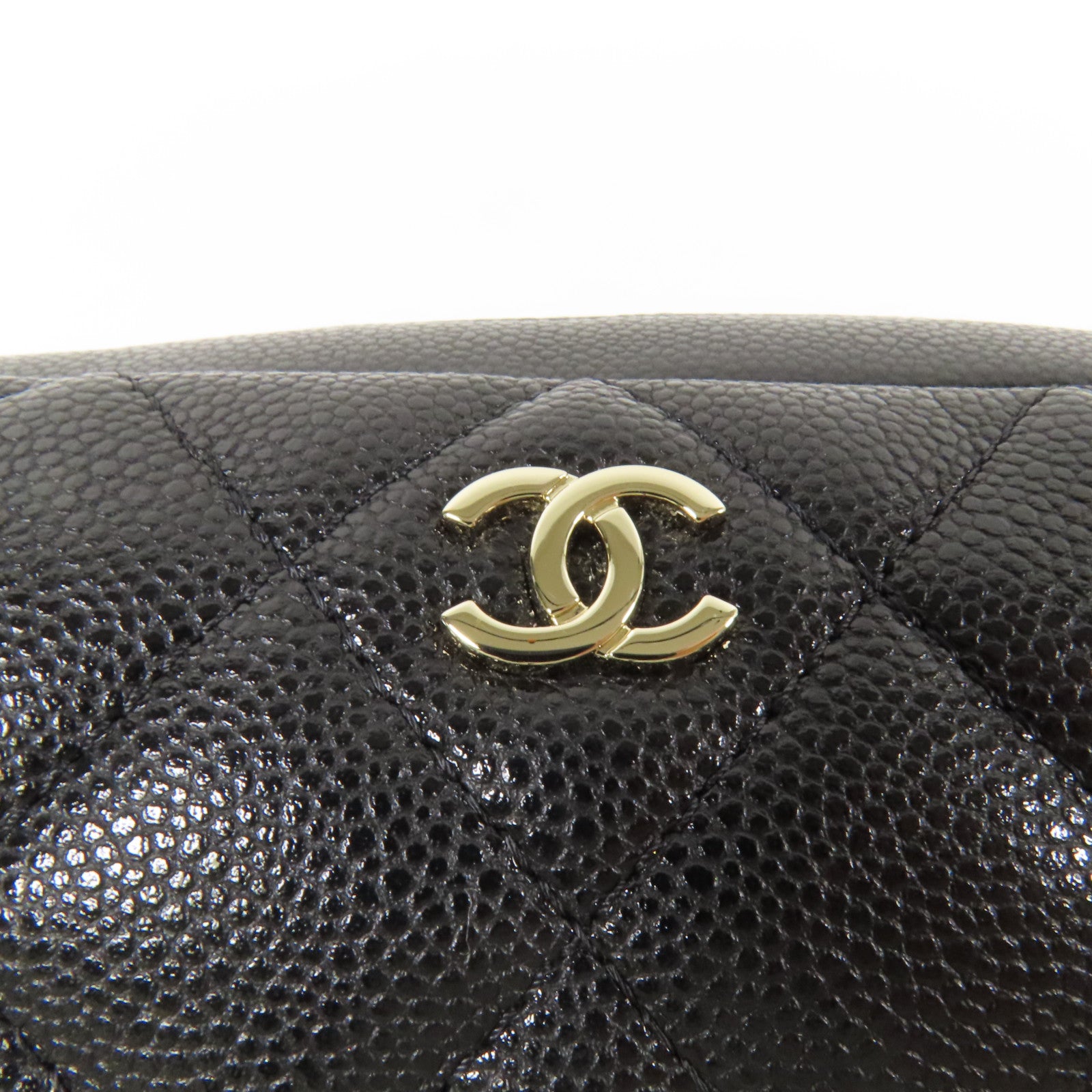 CHANEL 牛皮皮革Cosmetic Pouch金扣手拿包