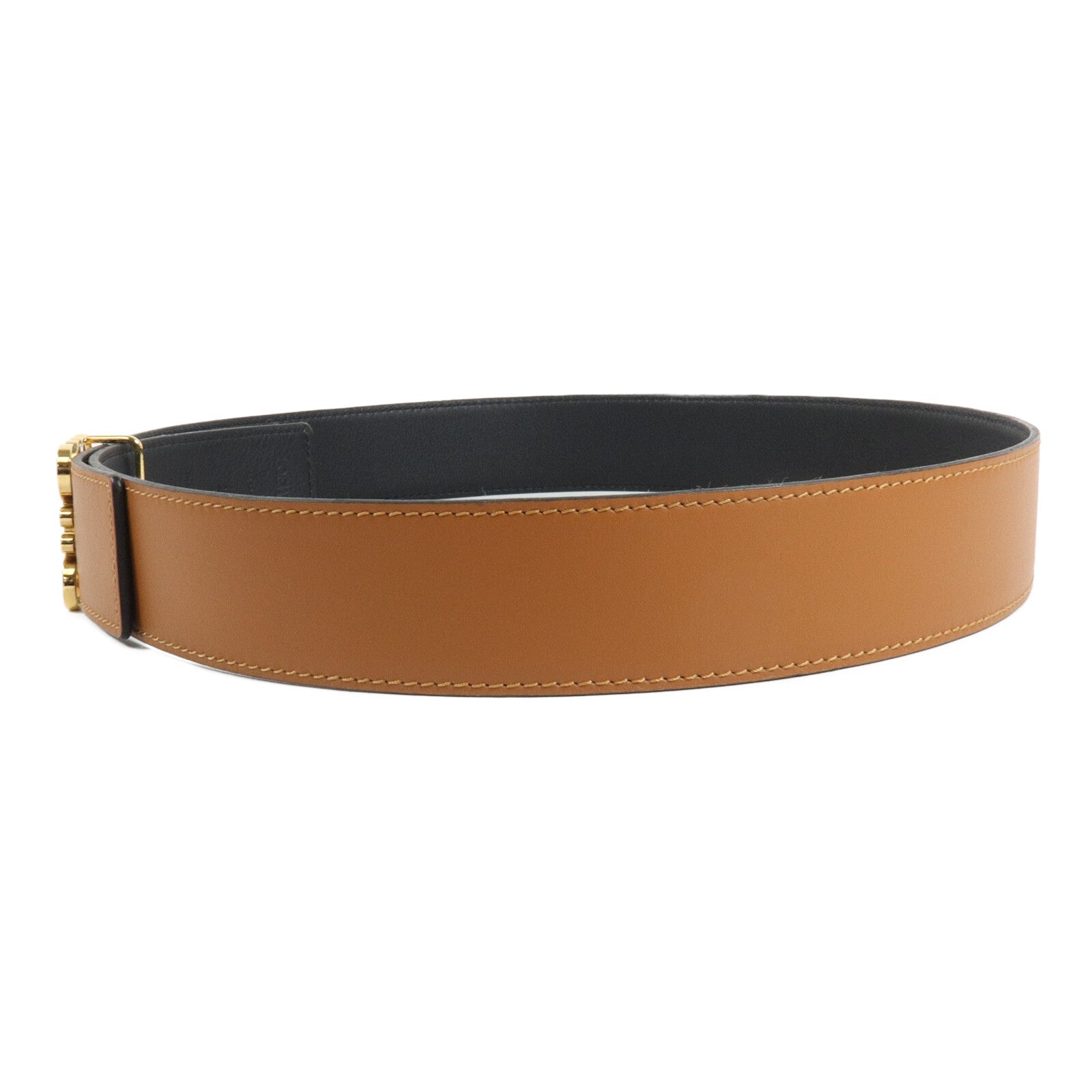 LOEWE 牛皮皮革Reversible Anagram Belt皮帶