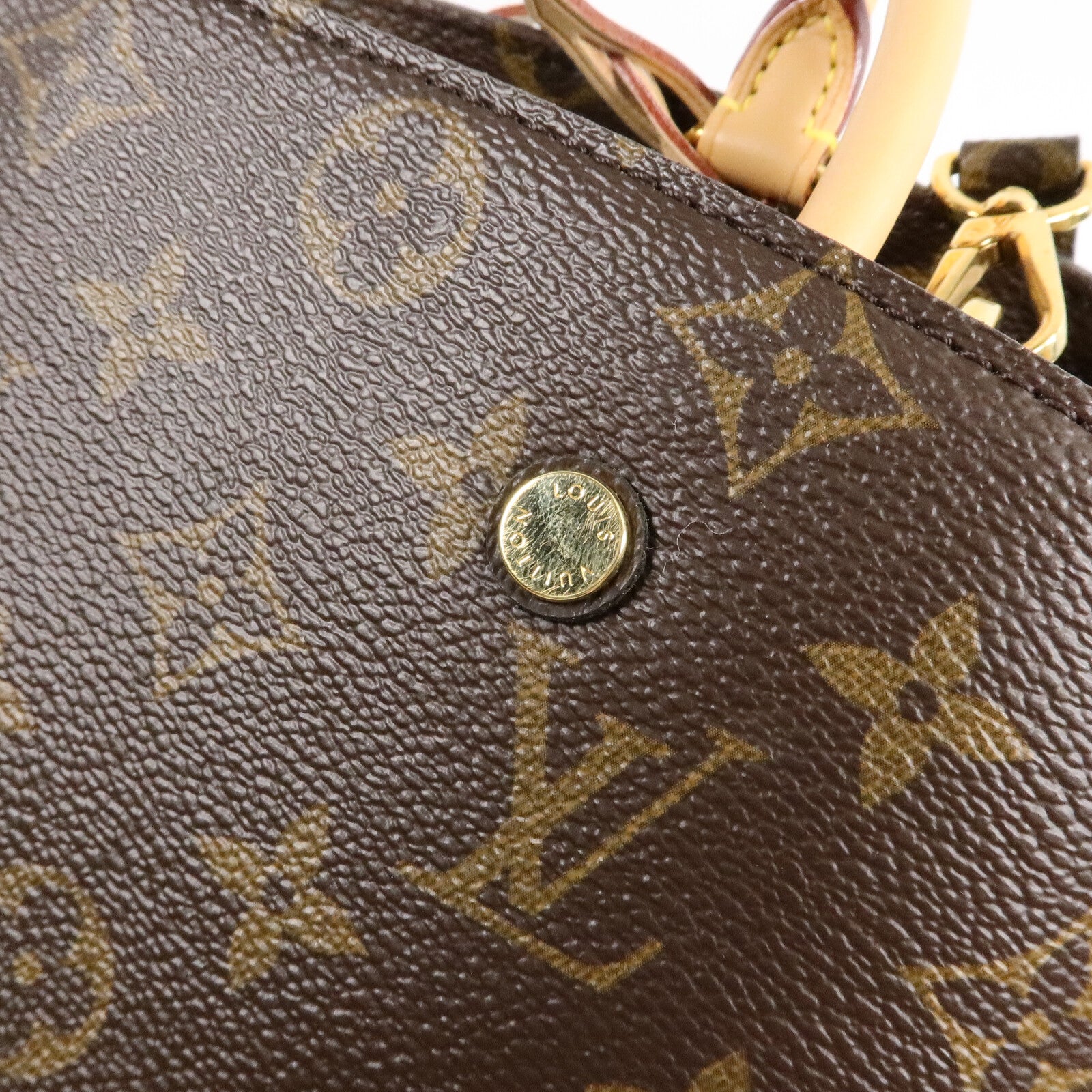 LOUIS VUITTON Monogram Montaigne MM手挽肩背兩用袋