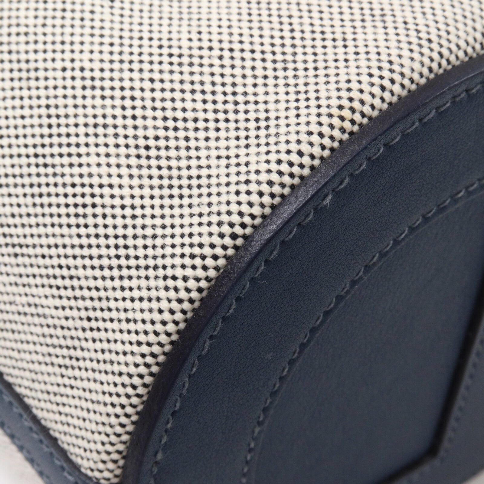 HERMES 帆布In The Loop 18手挽袋Grey/Bleu de Prusse