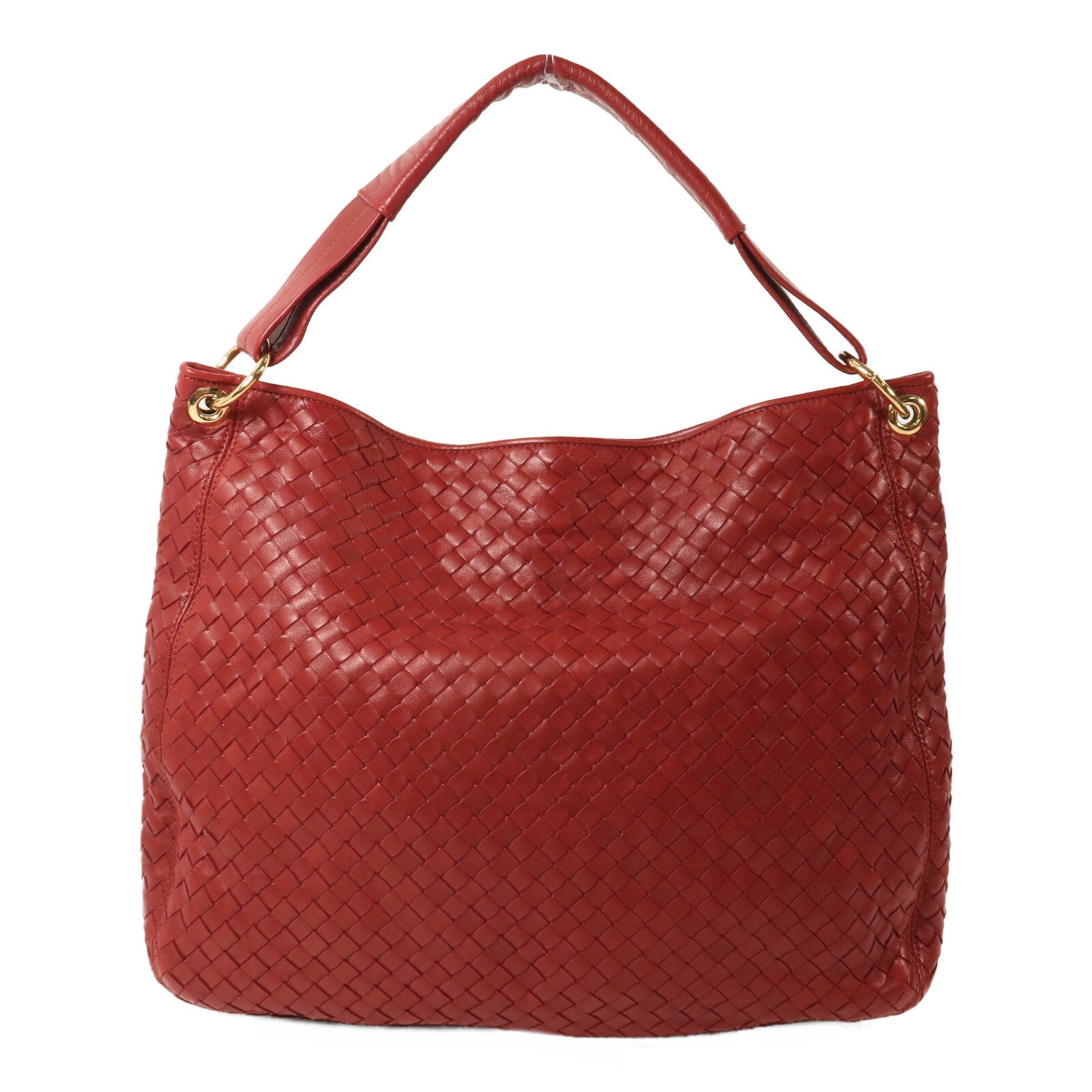 BOTTEGA VENETA 羊皮皮革Intrecciato Hobo Bag肩背袋