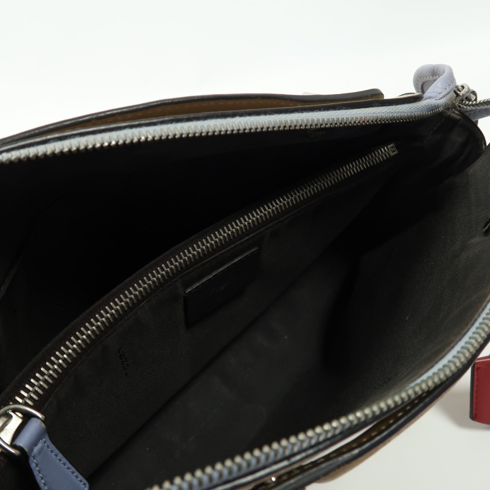 FENDI【激減優惠】 牛皮皮革By The Way銀扣手挽肩背兩用袋米色