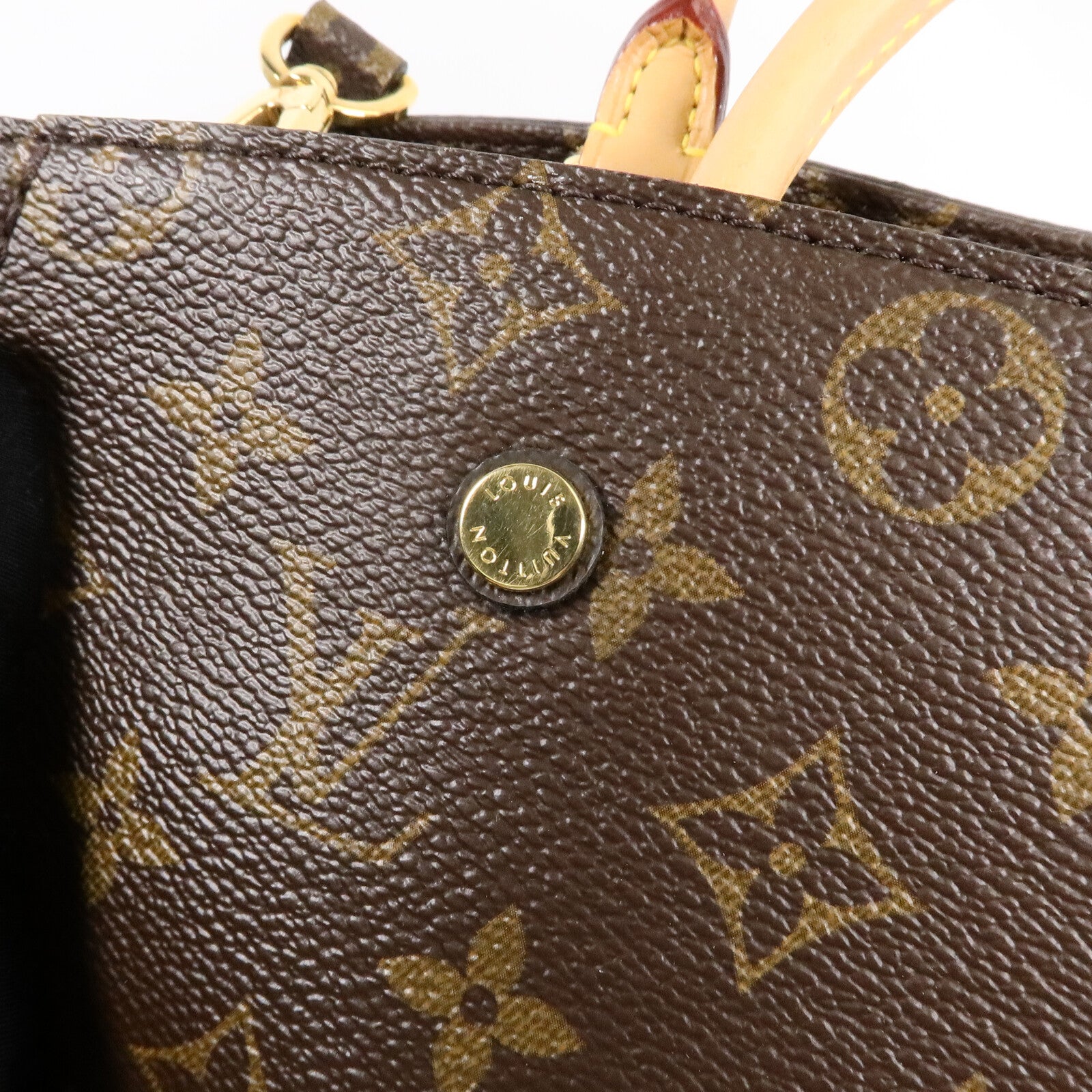 LOUIS VUITTON Monogram Montaigne MM手挽肩背兩用袋