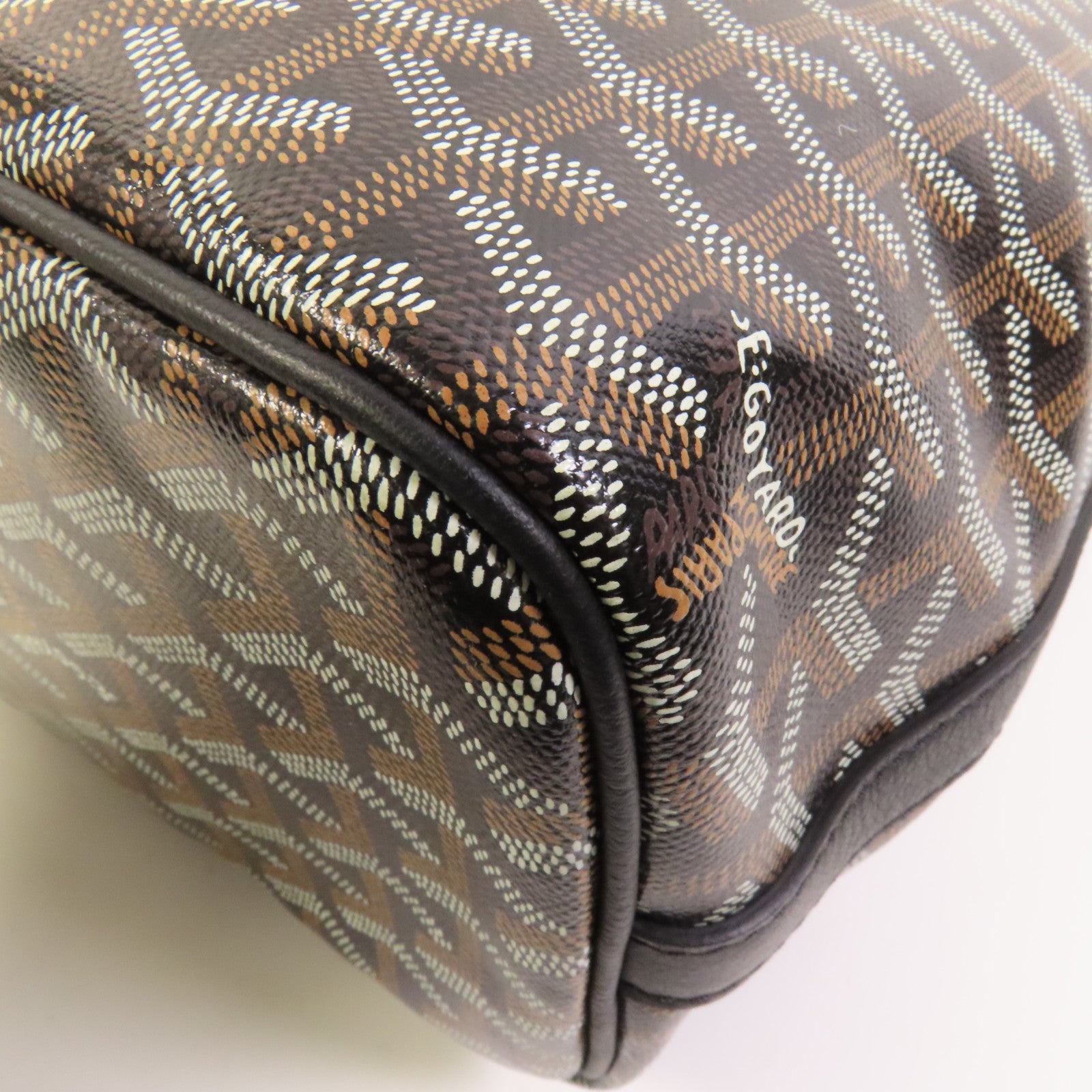 GOYARD 塗層帆布Capetien MM Messenger銀扣肩背袋