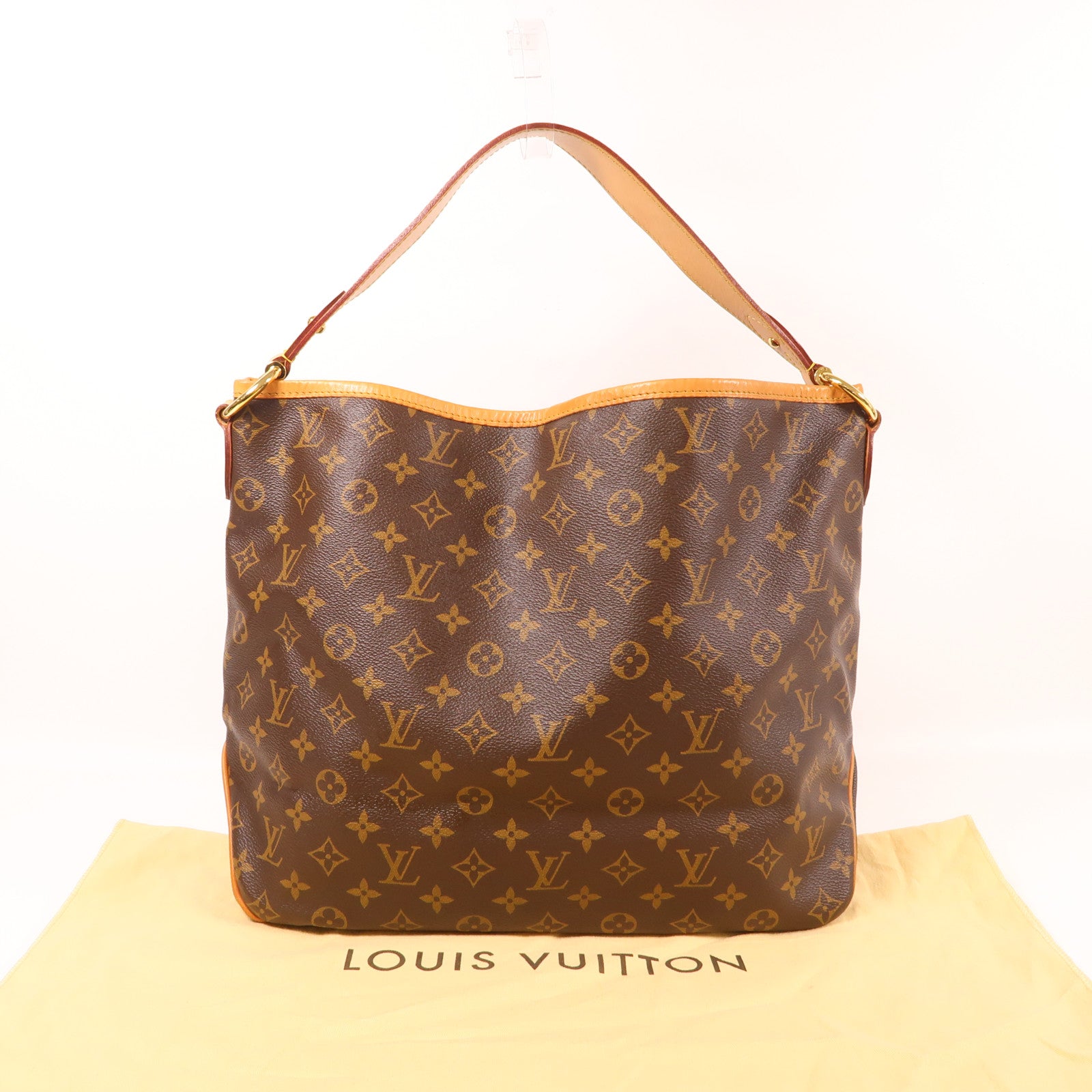 LOUIS VUITTON Monogram Delightful MM金扣肩背袋