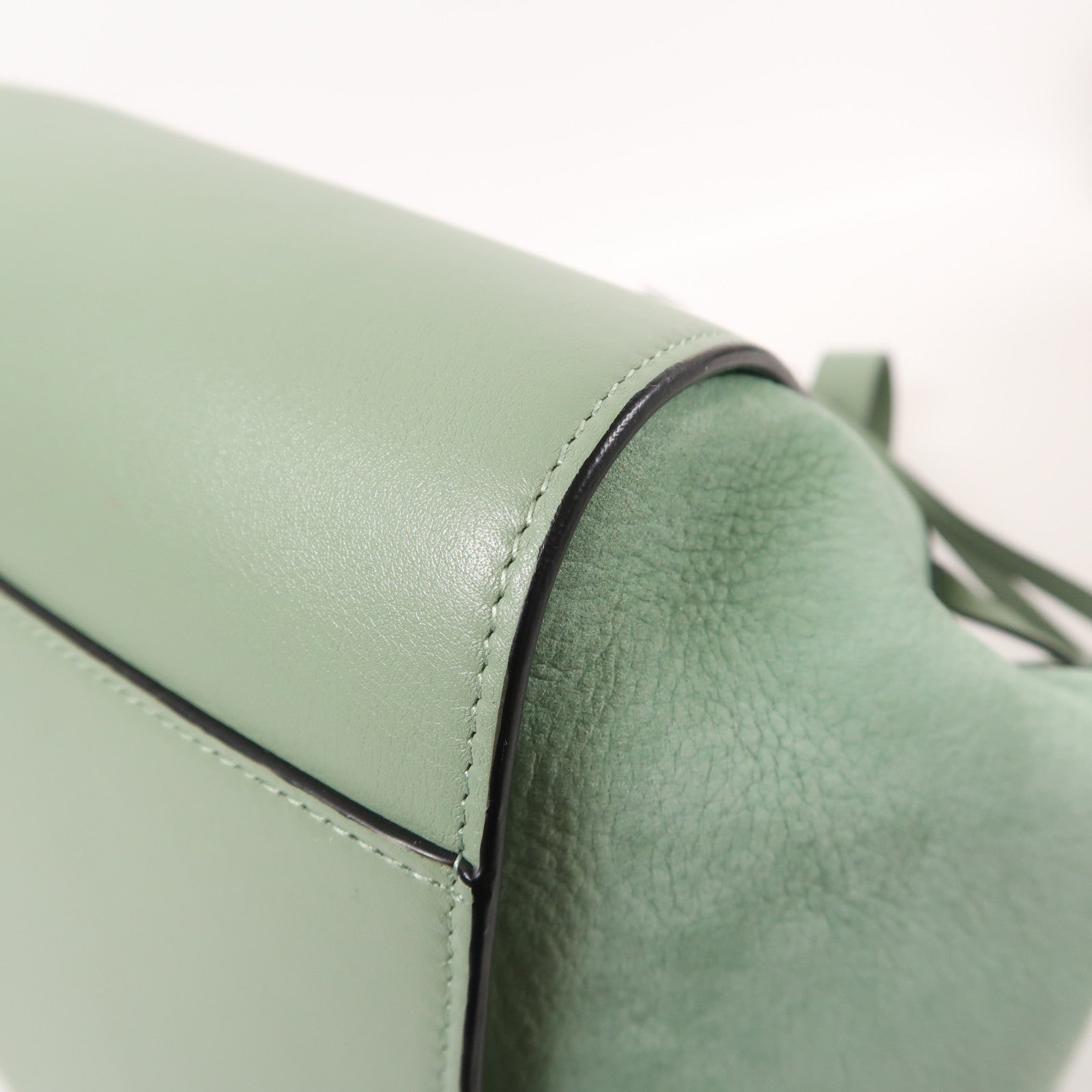 LOEWE 牛皮皮革Hammock銀扣手挽肩背兩用袋