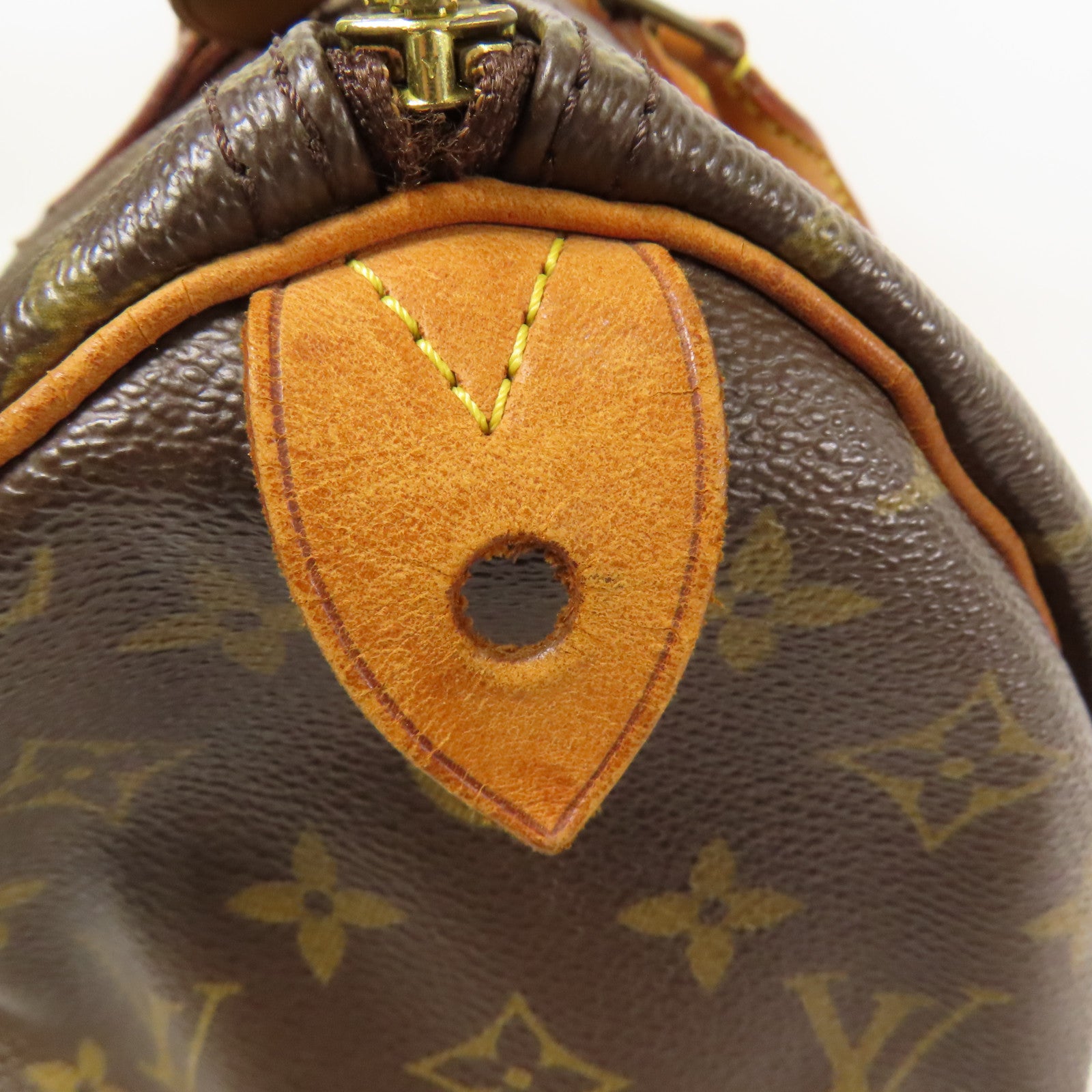 LOUIS VUITTON Monogram Speedy 30金扣手挽袋