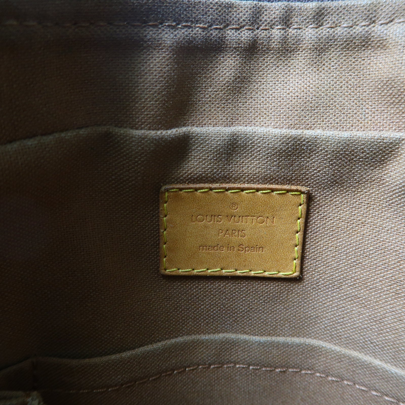 LOUIS VUITTON Monogram Sac Bosphore金扣手挽肩背兩用袋啡色