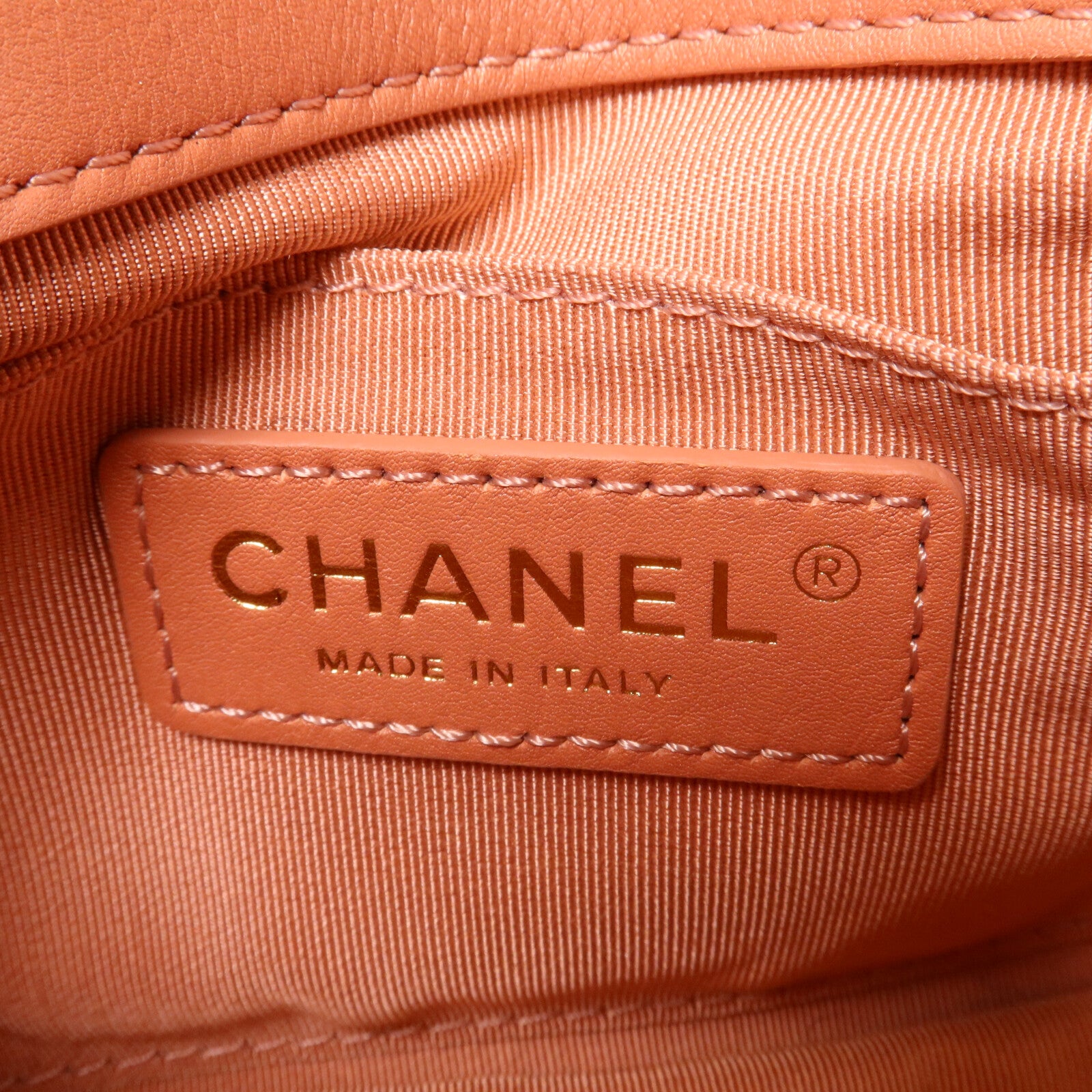 CHANEL 牛皮皮革Chain Shoulder鏈帶手挽肩背兩用袋