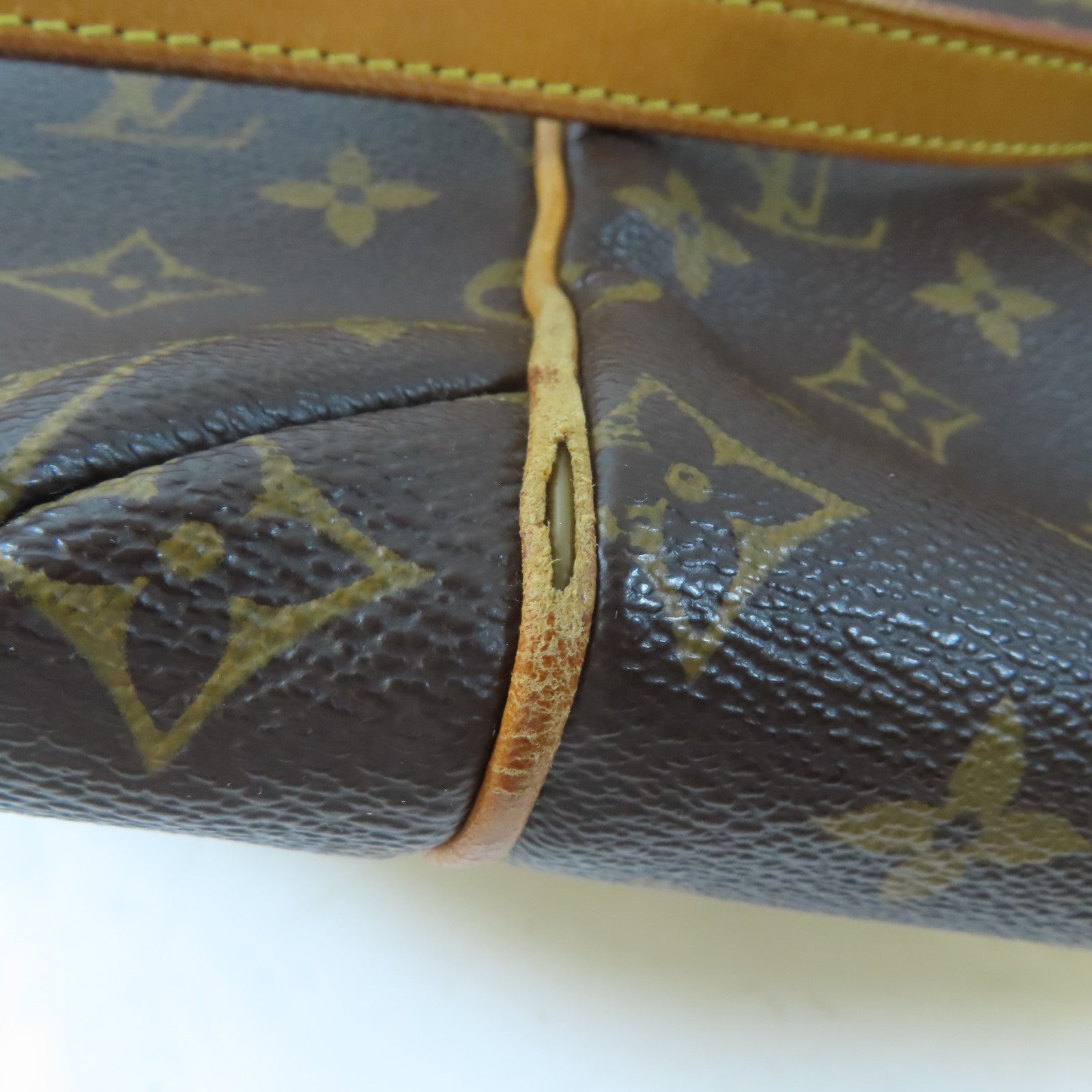 LOUIS VUITTON 【激減優惠】Monogram Totally MM金扣肩背袋啡色