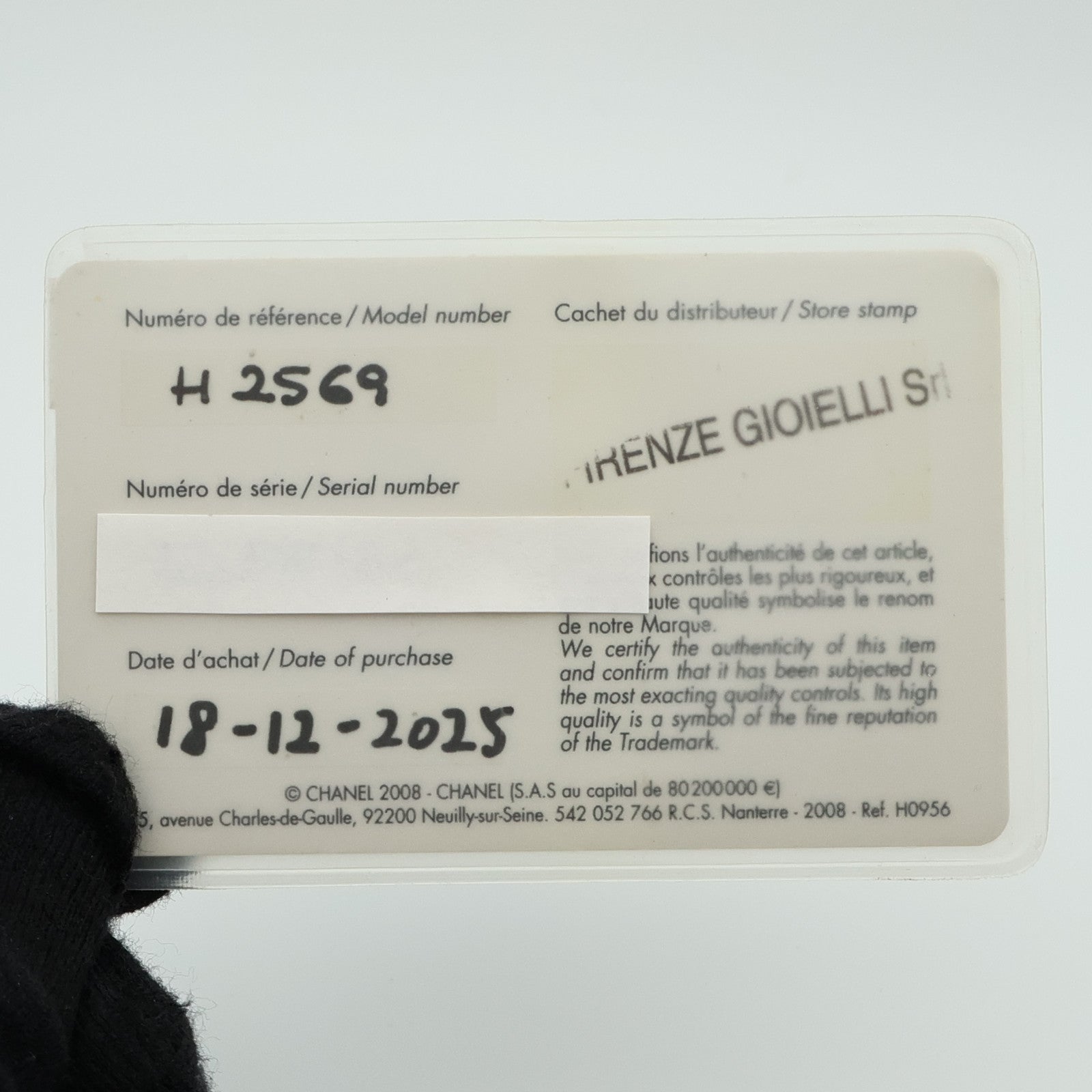 CHANEL J12 H2569