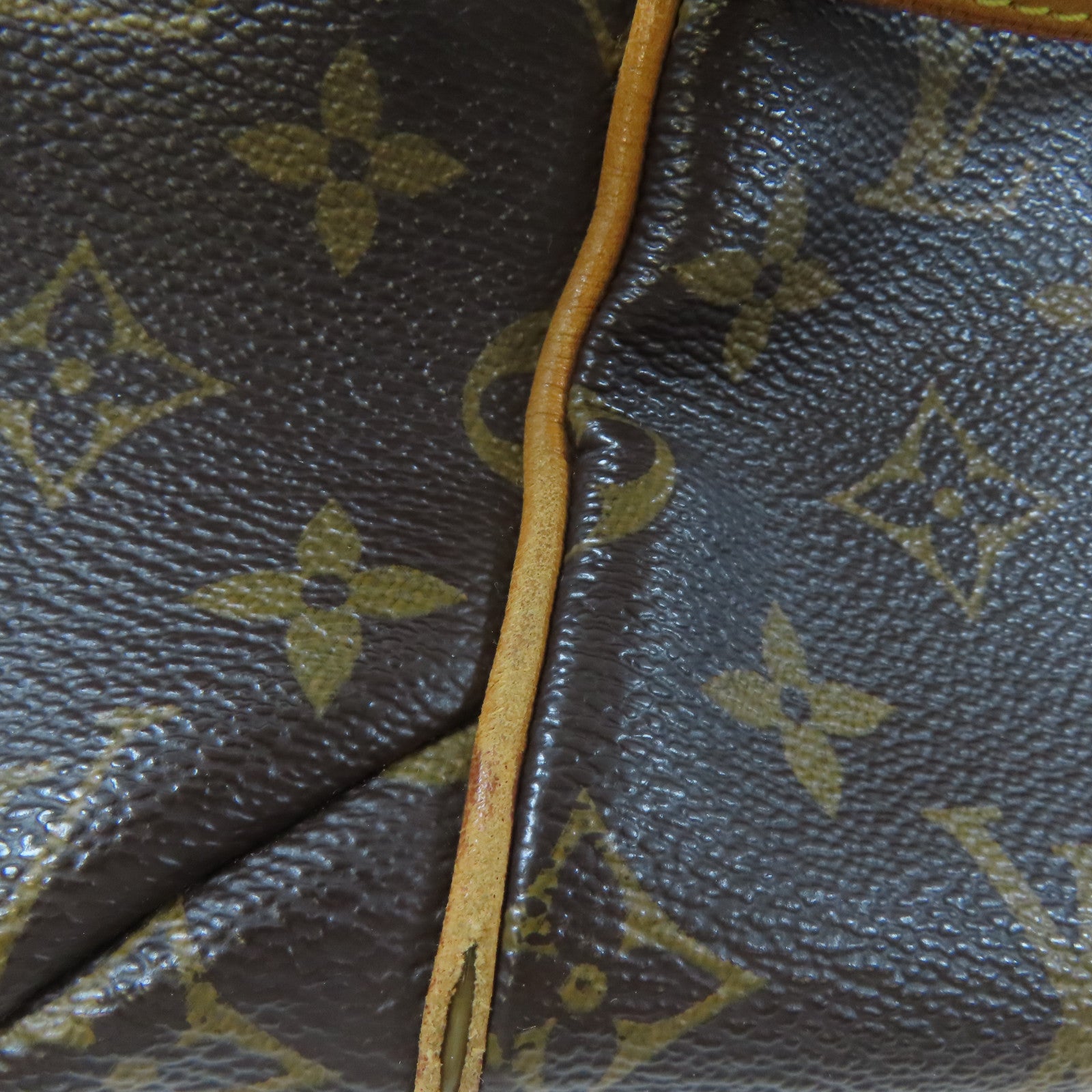 LOUIS VUITTON 【激減優惠】Monogram Totally MM金扣肩背袋啡色