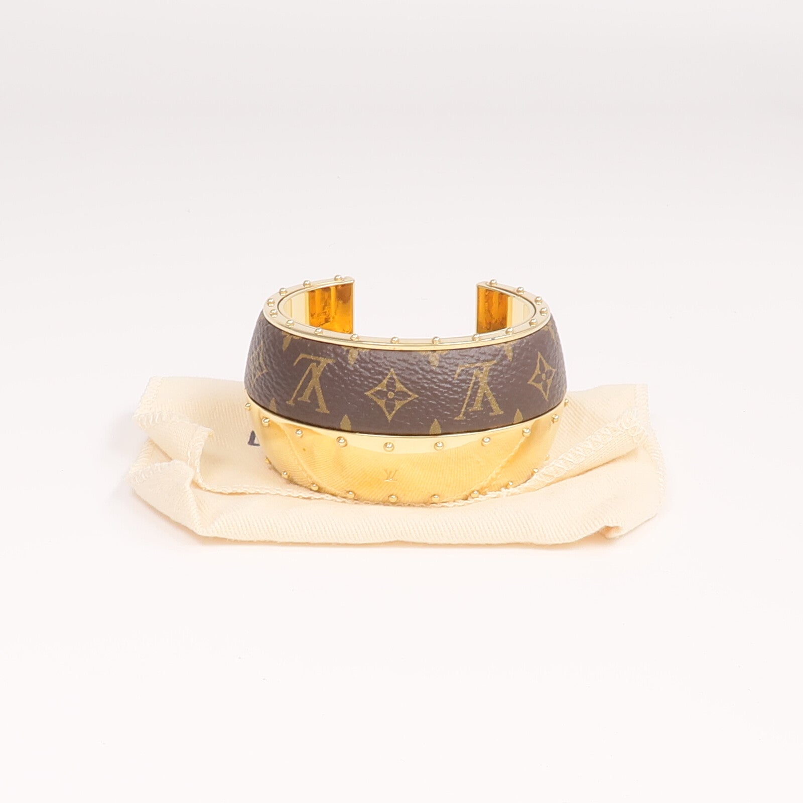 LOUIS VUITTON Monogram/金屬Bracelet/Bangle手鐲