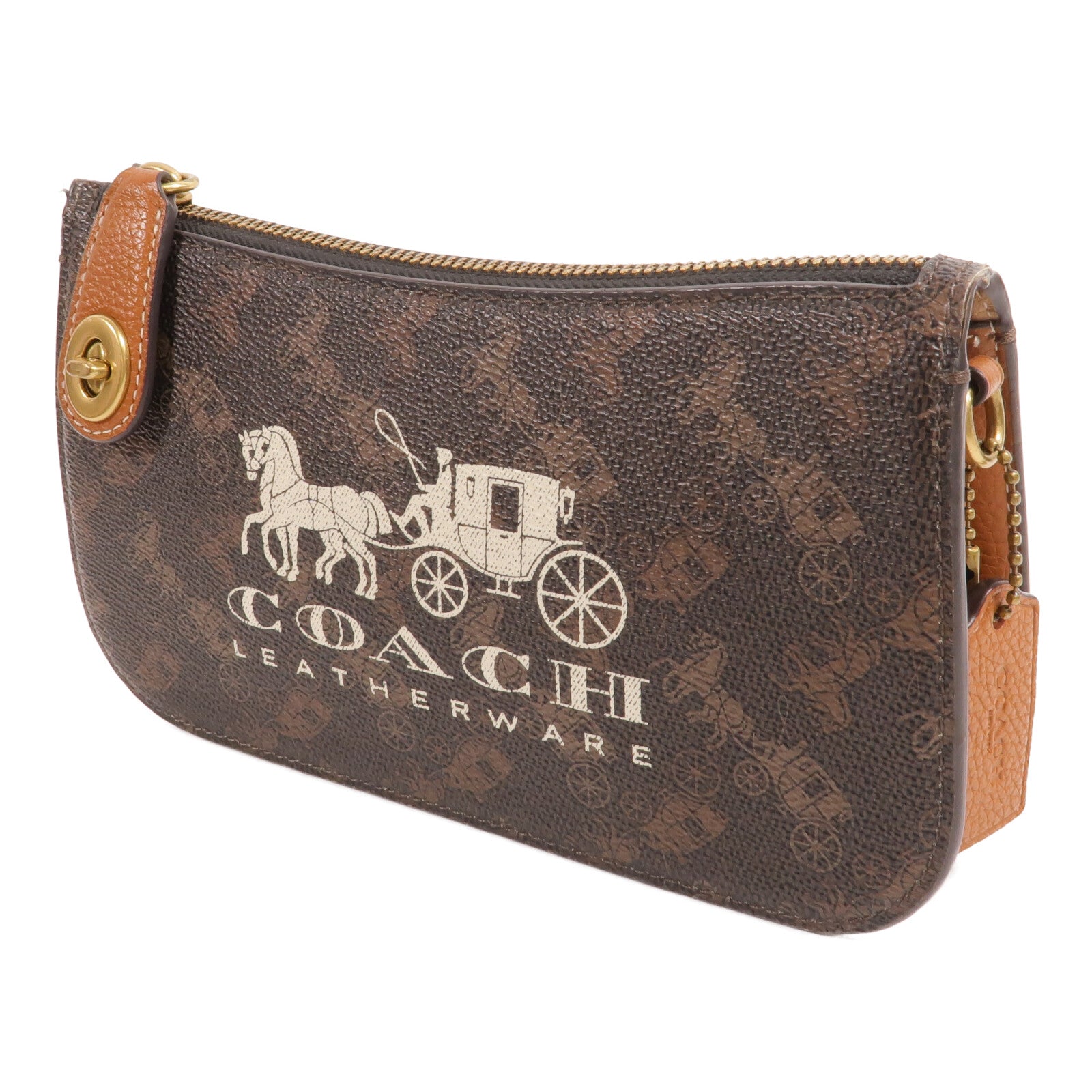 COACH 塗層帆布Peun肩背袋