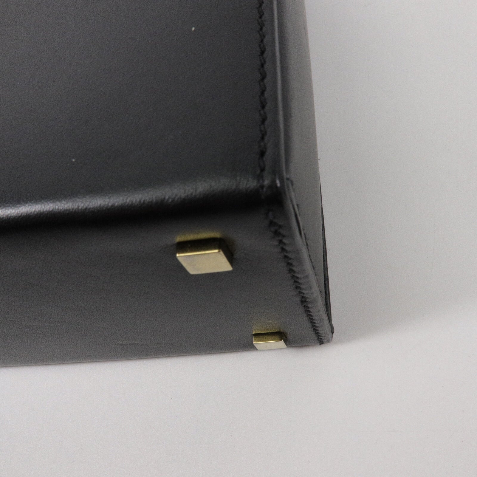 HERMES Tadelakt皮革Cinhetic Bag手挽肩背兩用袋Noir