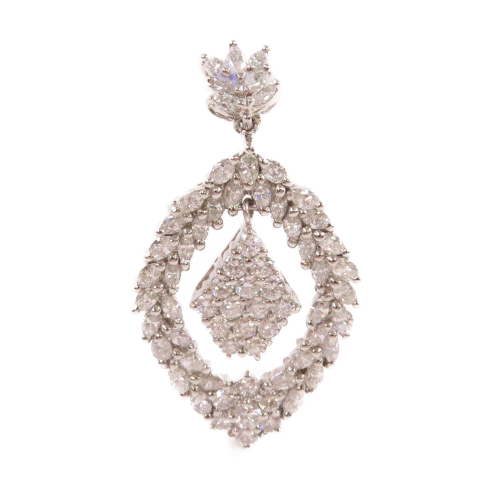 JEWELRY PT900鉑金/3.00ct鑚石Diamond Pendant Top吊墜