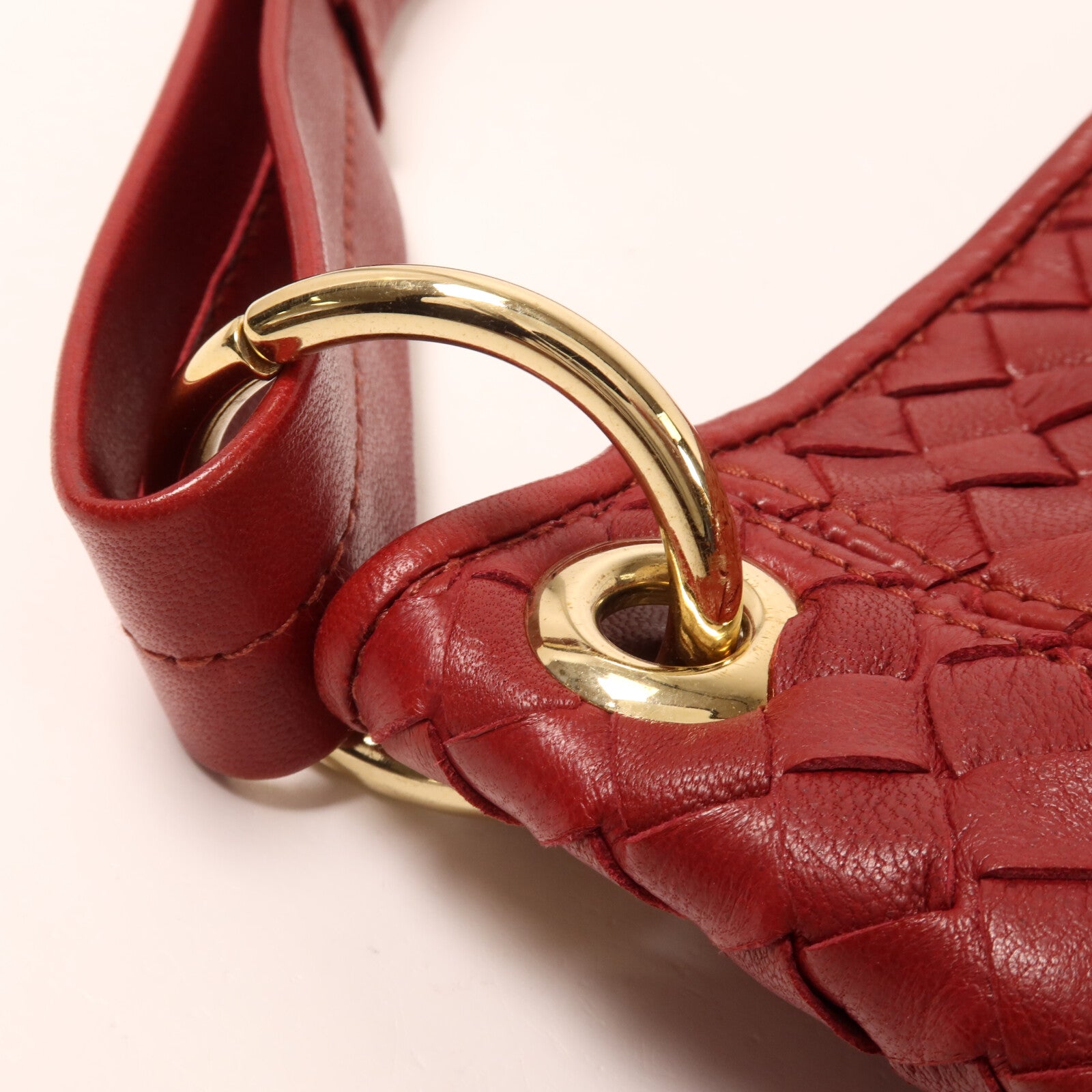 BOTTEGA VENETA 羊皮皮革Intrecciato Hobo Bag肩背袋