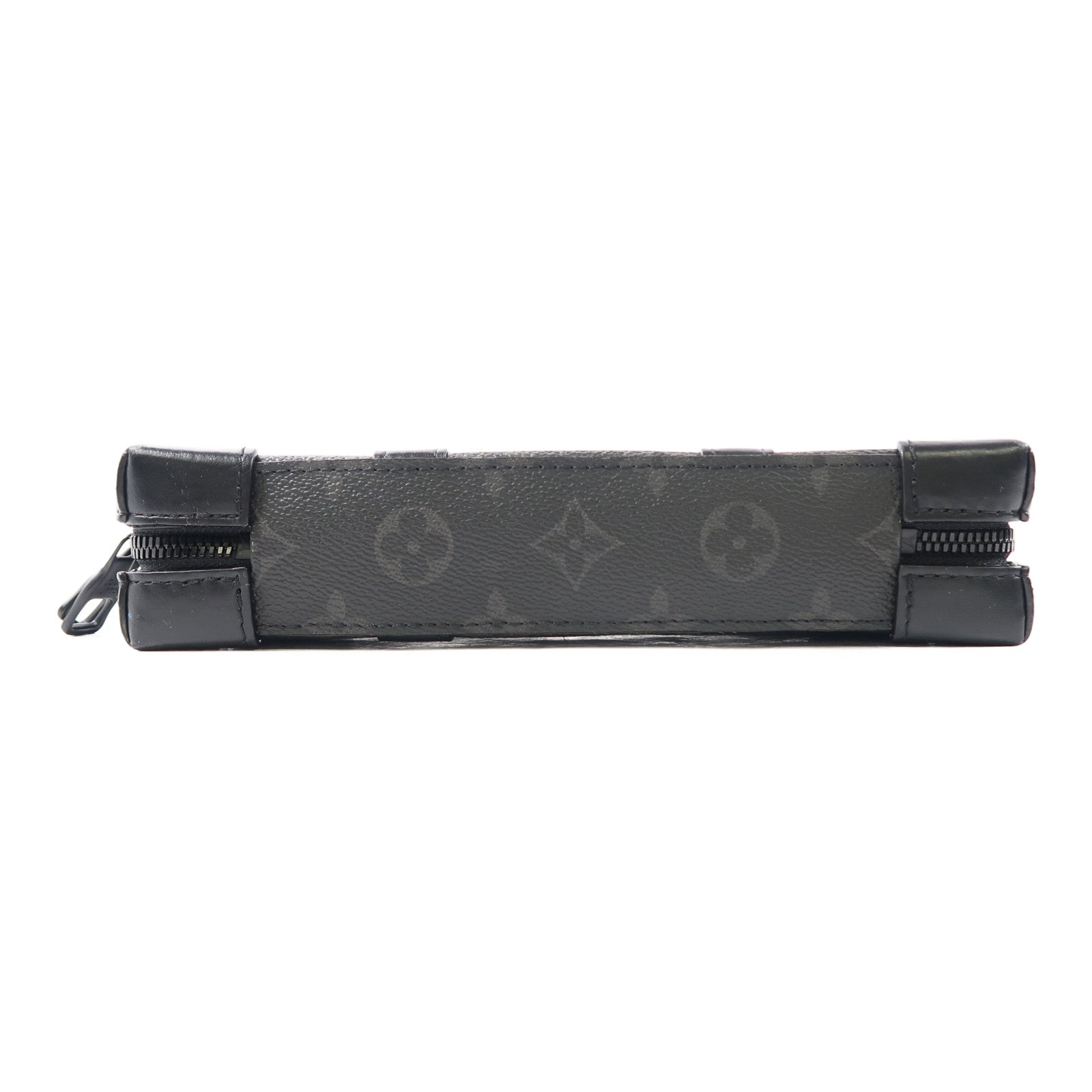 LOUIS VUITTON Monogram Eclipse Soft Trunk Wallet肩背袋黑色