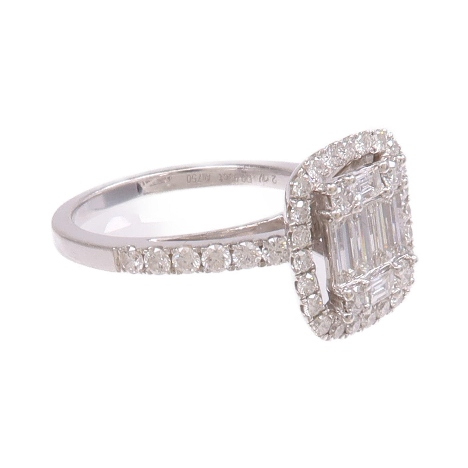 JEWELRY 18K白金Diamond Ring鑽石戒指US#5.25