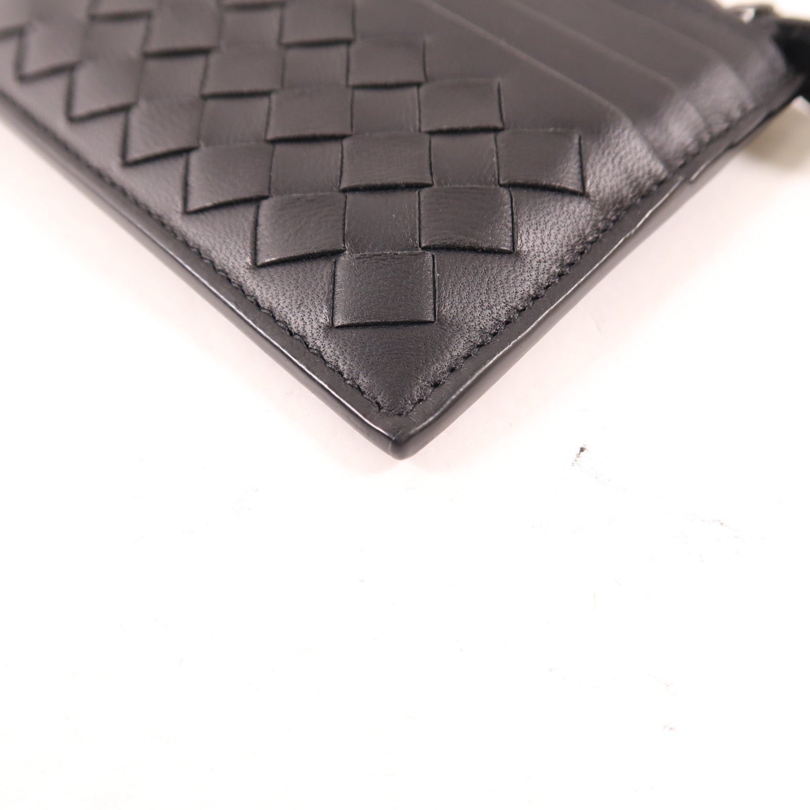BOTTEGA VENETA 織紋皮革Coin/Card Case卡片套/零錢包黑色
