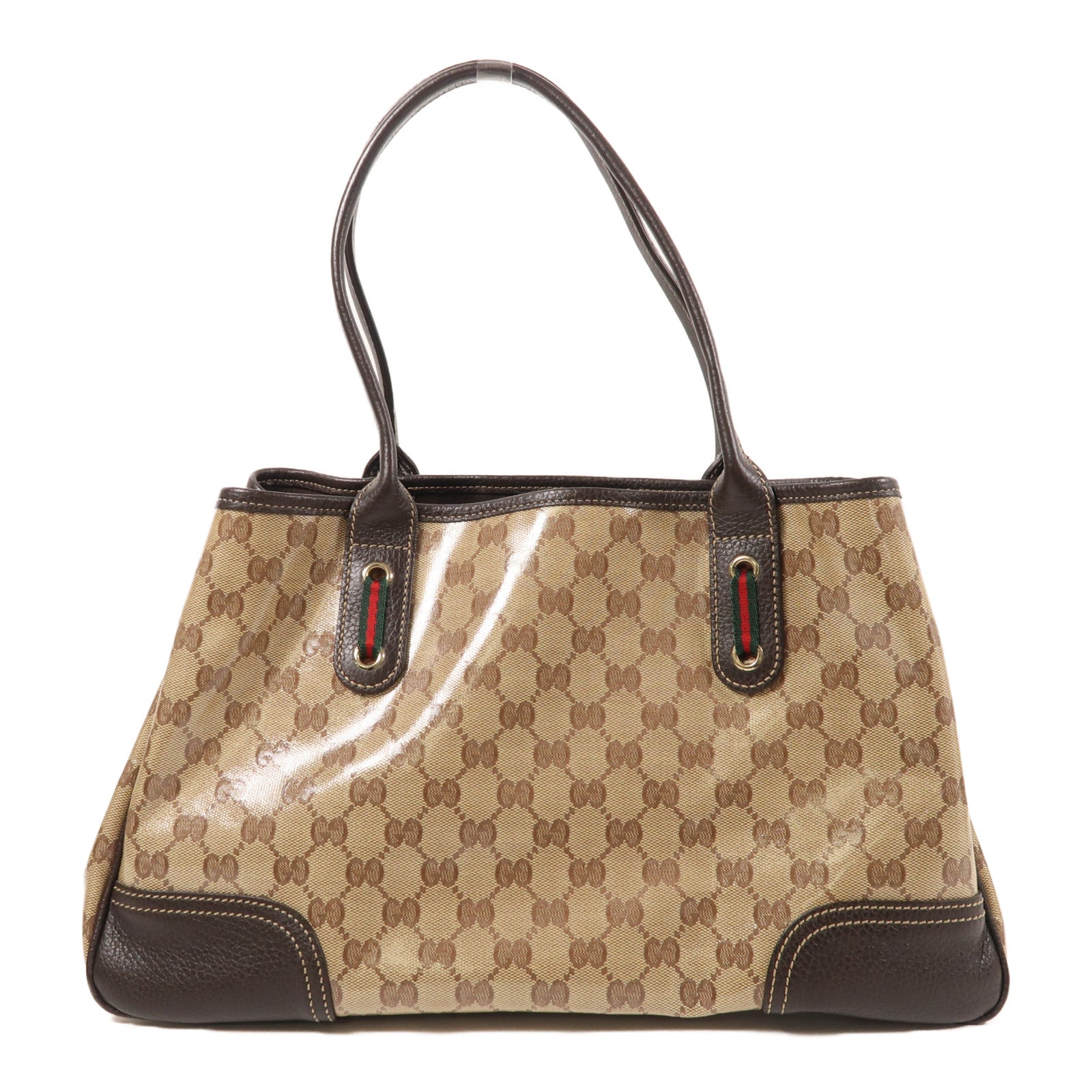 GUCCI PVC Shoulder Bag金扣肩背袋