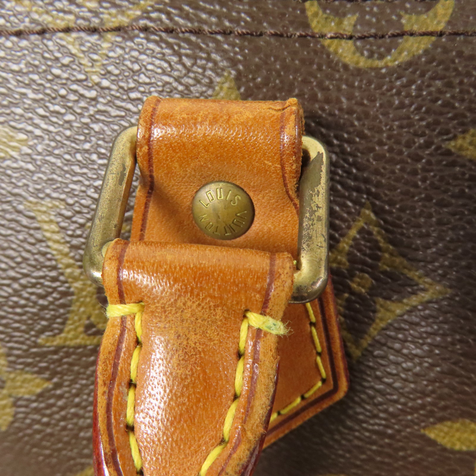 LOUIS VUITTON Monogram Speedy 30金扣手挽袋