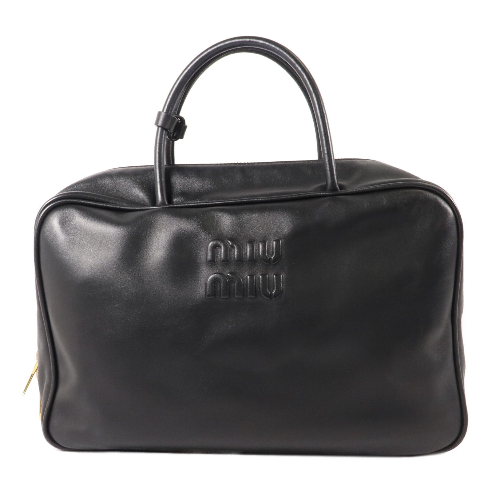 Miu Miu 牛皮皮革Beau Bag手挽袋