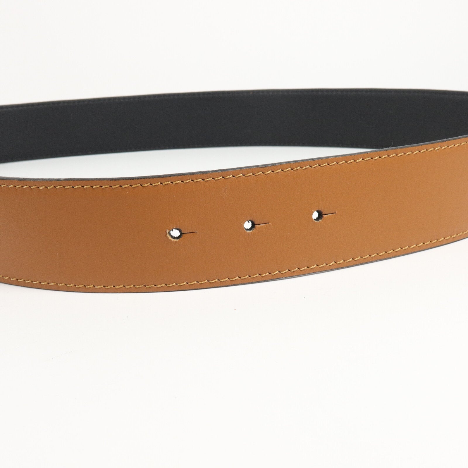 LOEWE 牛皮皮革Reversible Anagram Belt皮帶