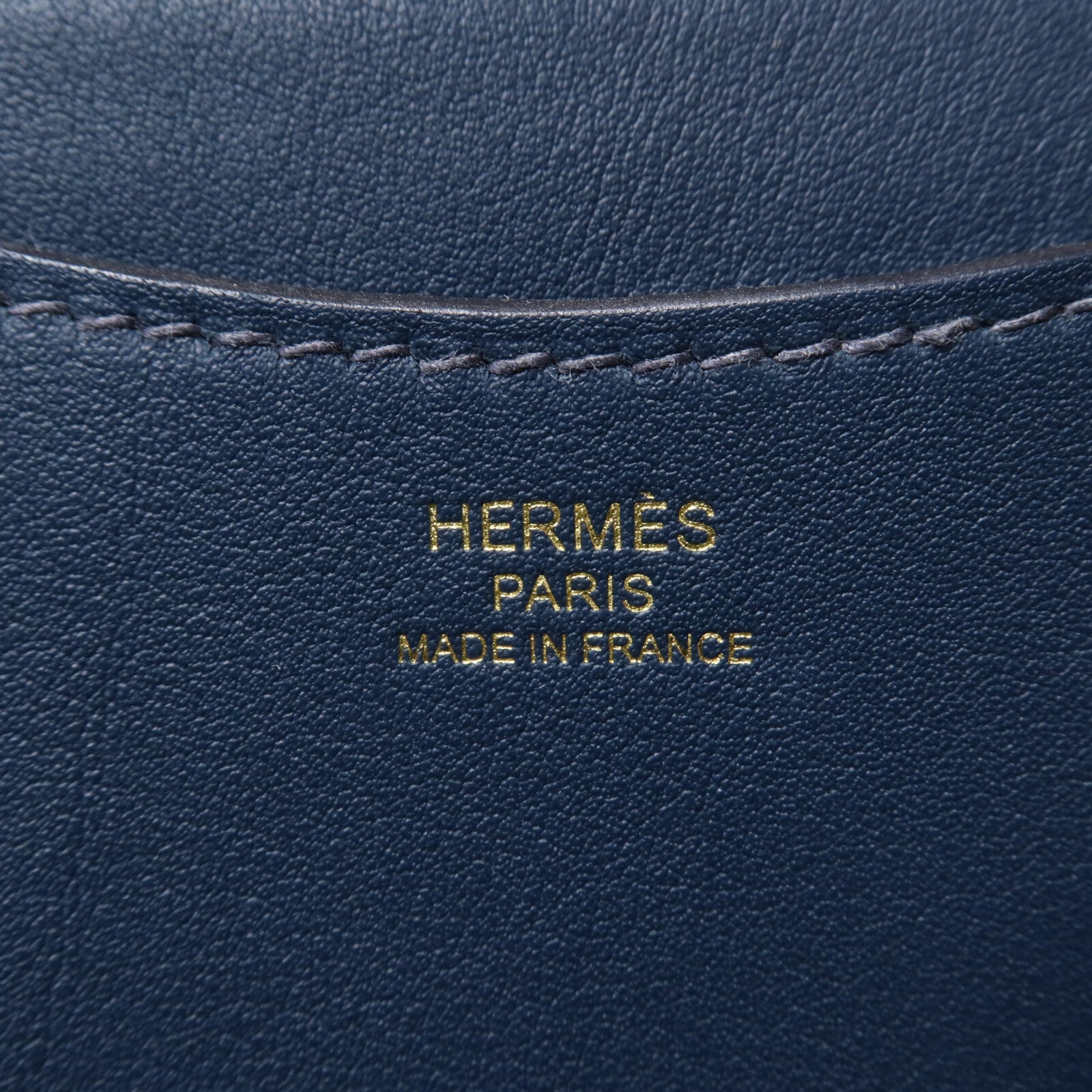 HERMES 帆布In The Loop 18手挽袋Grey/Bleu de Prusse