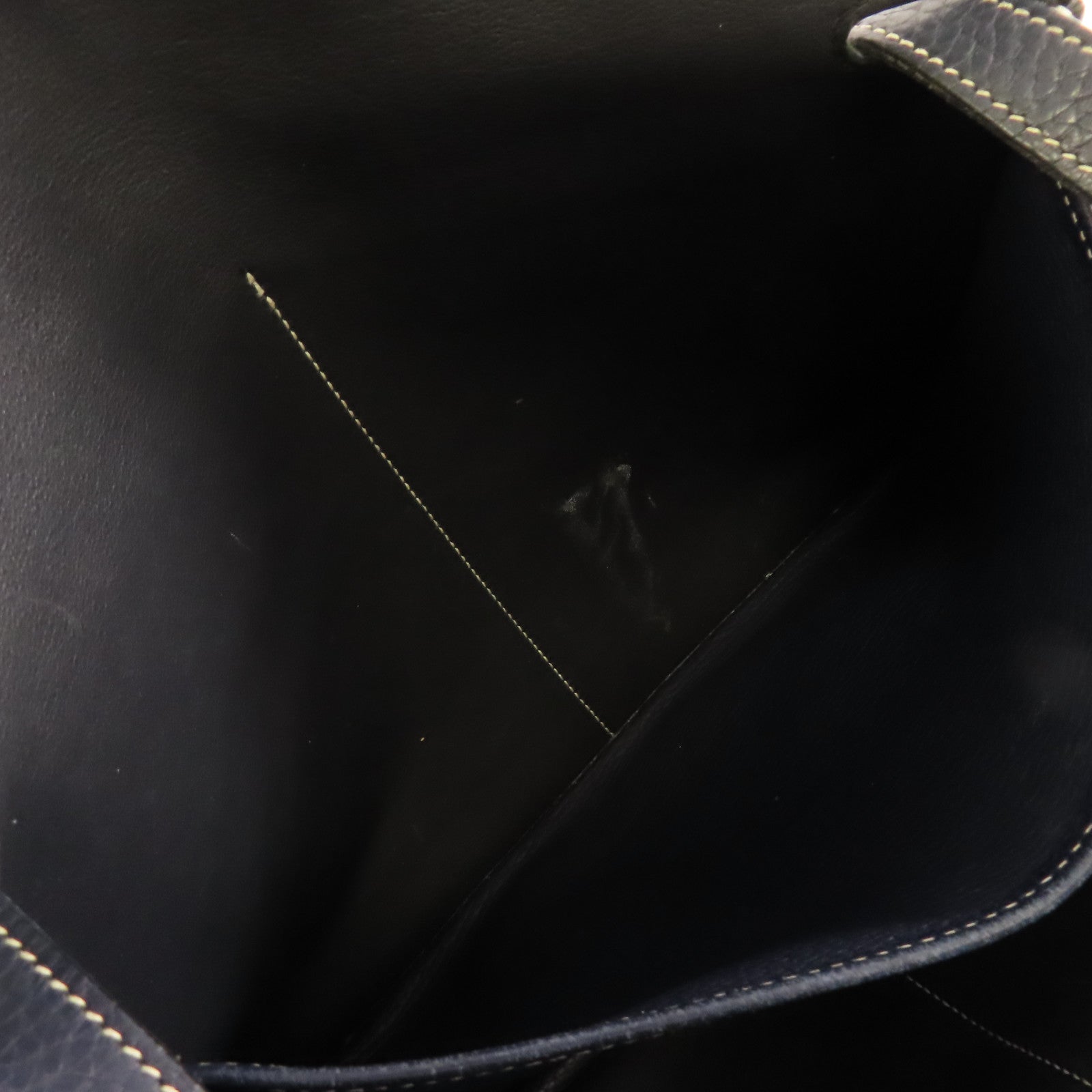 HERMES 【激減優惠】Clemence皮革Halzan 31 2Way Shoulder Bag銀扣手挽肩背兩用袋Bleu Saphir寶石藍色