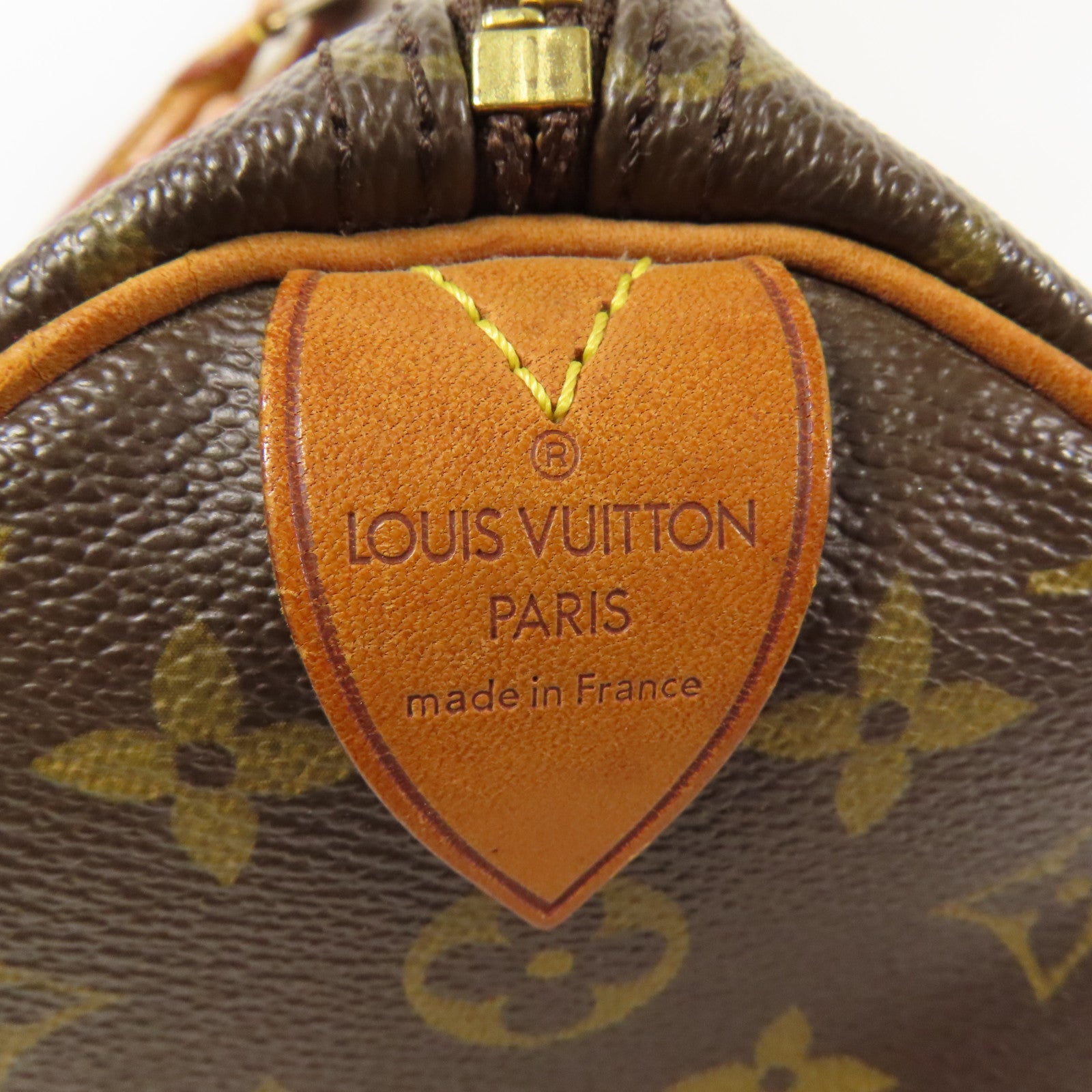 LOUIS VUITTON Monogram Speedy 30金扣手挽袋