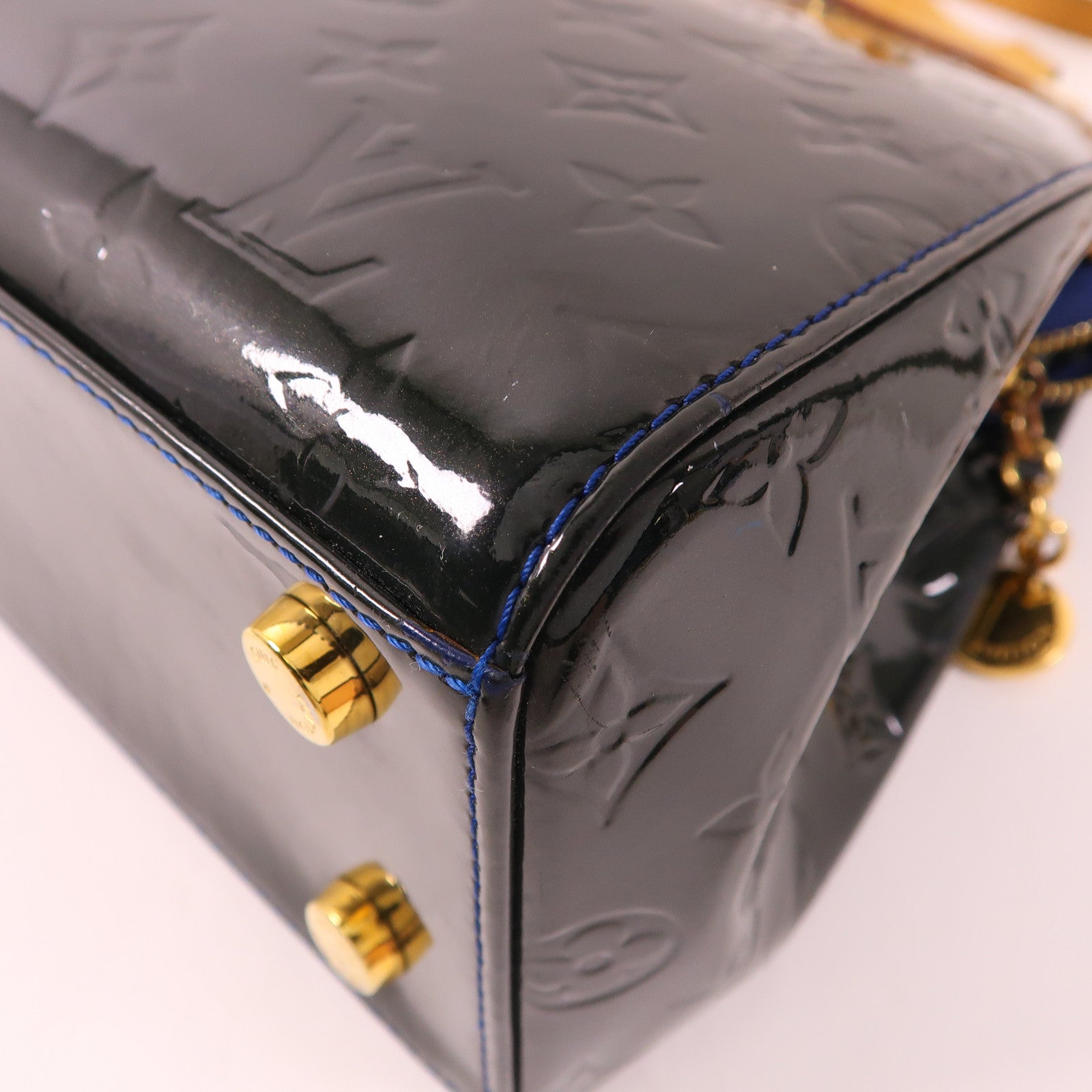 LOUIS VUITTON Vernis Blair MM金扣手挽肩背兩用袋