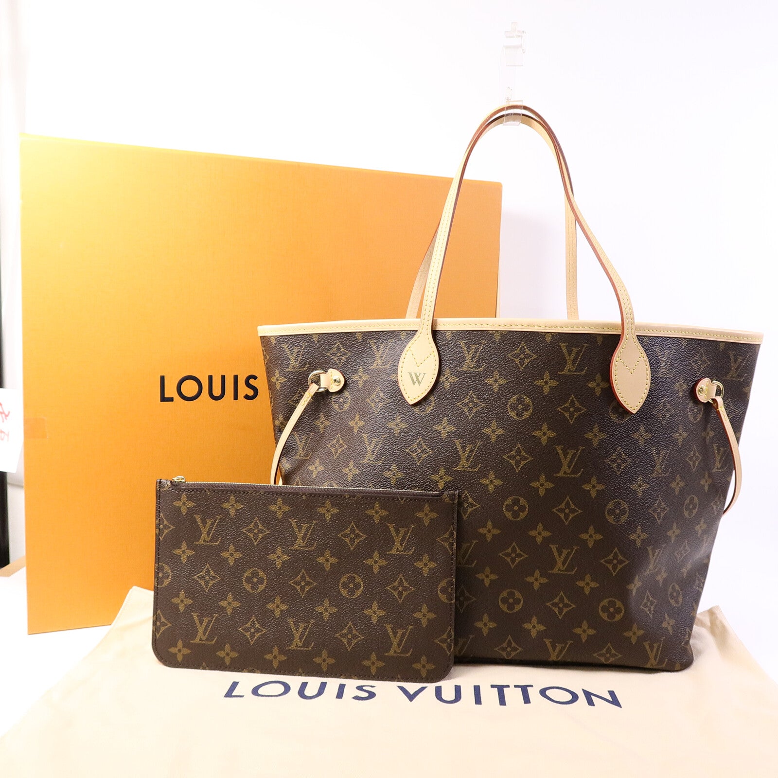 LOUIS VUITTON Monogram Neverfull MM手挽袋