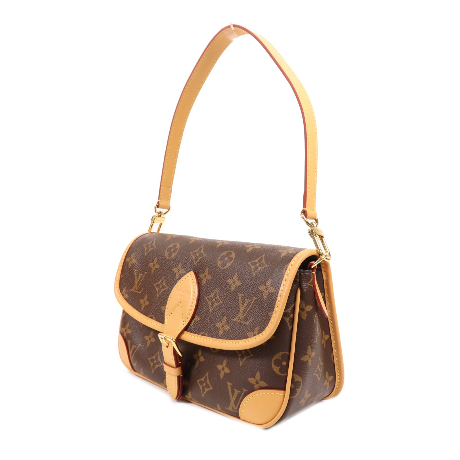 LOUIS VUITTON Monogram Diane金扣肩背袋