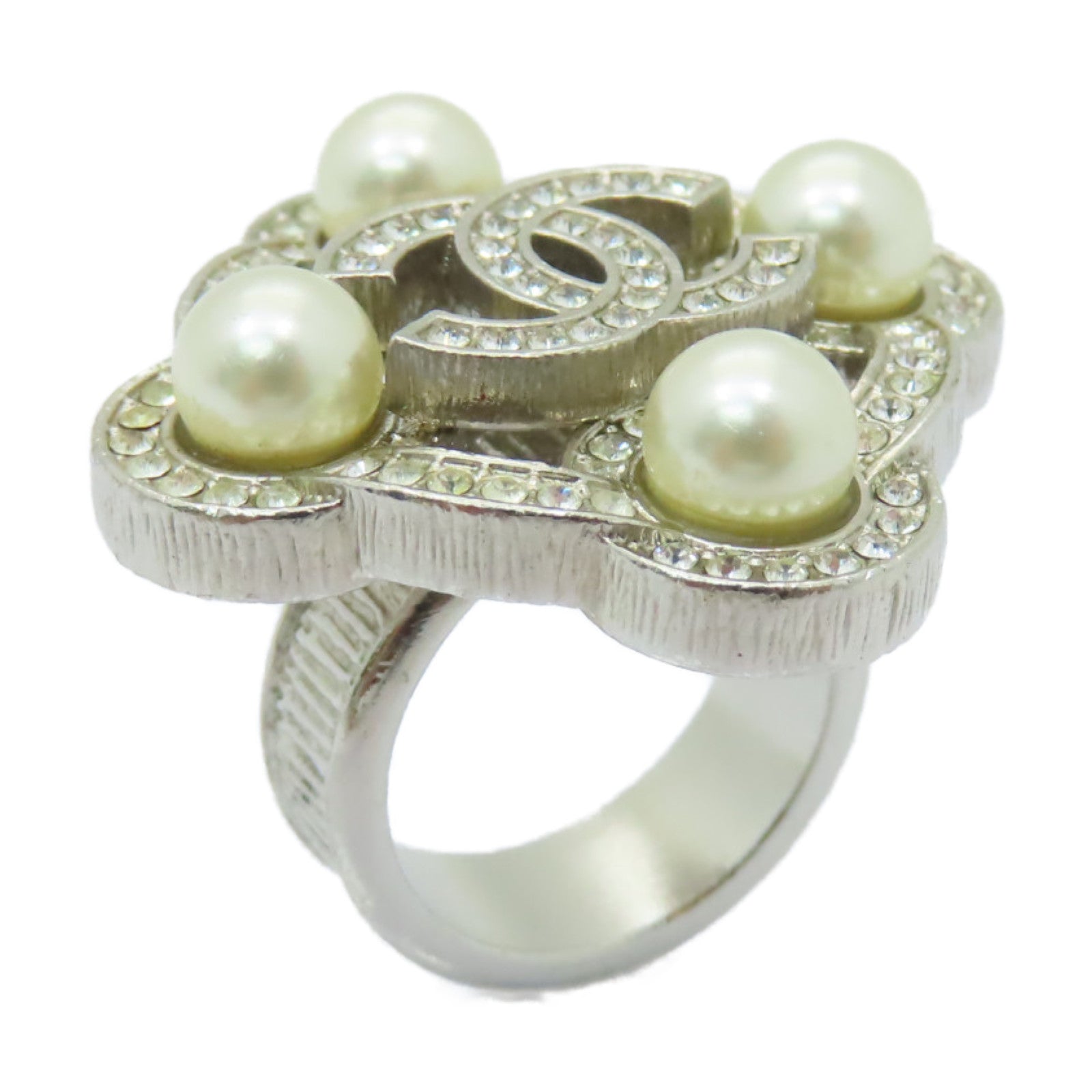 CHANEL 【激減優惠】金屬Ring戒指US#5.25