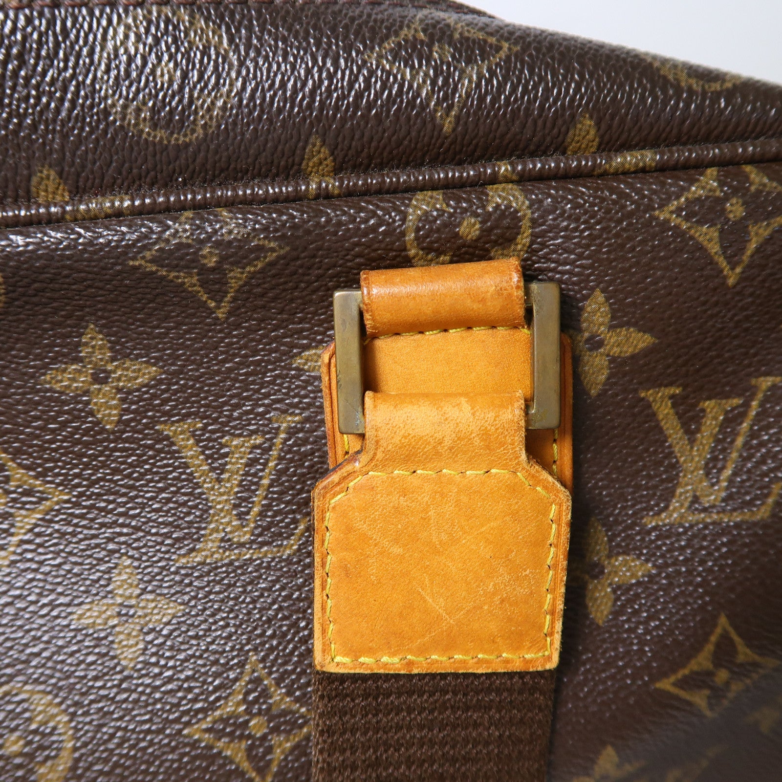 LOUIS VUITTON Monogram Sac Bosphore金扣手挽肩背兩用袋啡色