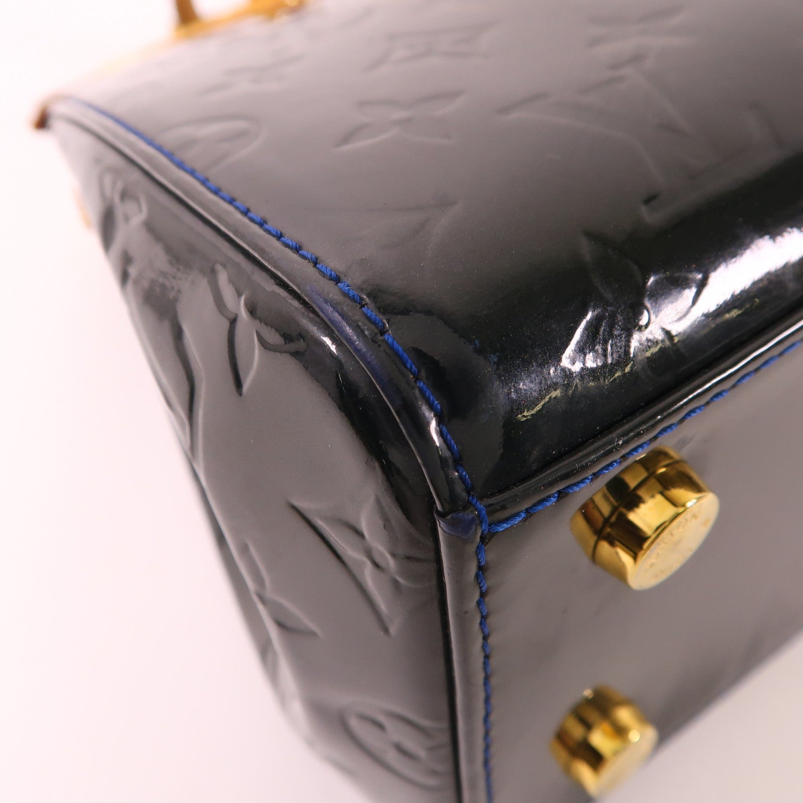 LOUIS VUITTON Vernis Blair MM金扣手挽肩背兩用袋