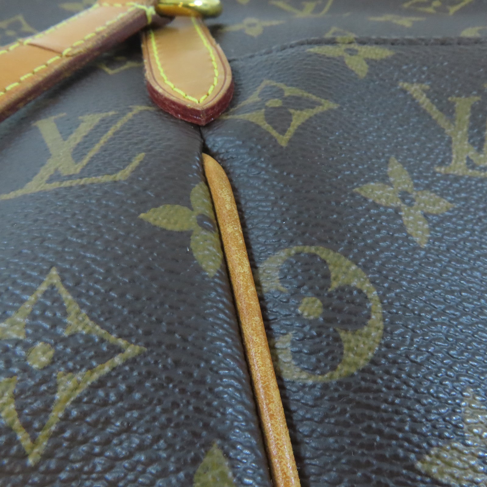 LOUIS VUITTON 【激減優惠】Monogram Totally MM金扣肩背袋啡色