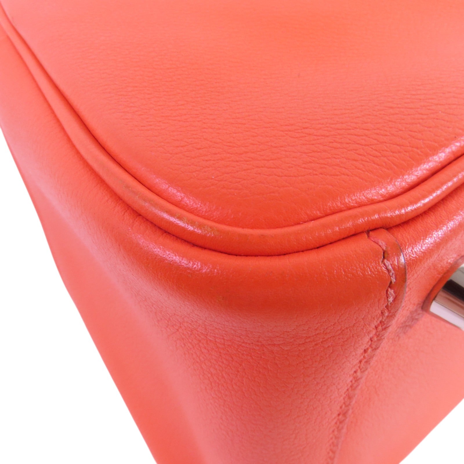 HERMES Evercolor皮革Lindy 26銀扣肩背袋