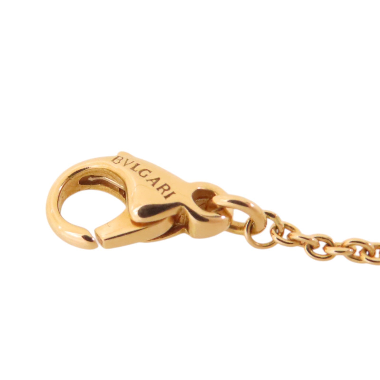 BVLGARI 18K玫瑰金Allegra Heart Necklace項鏈