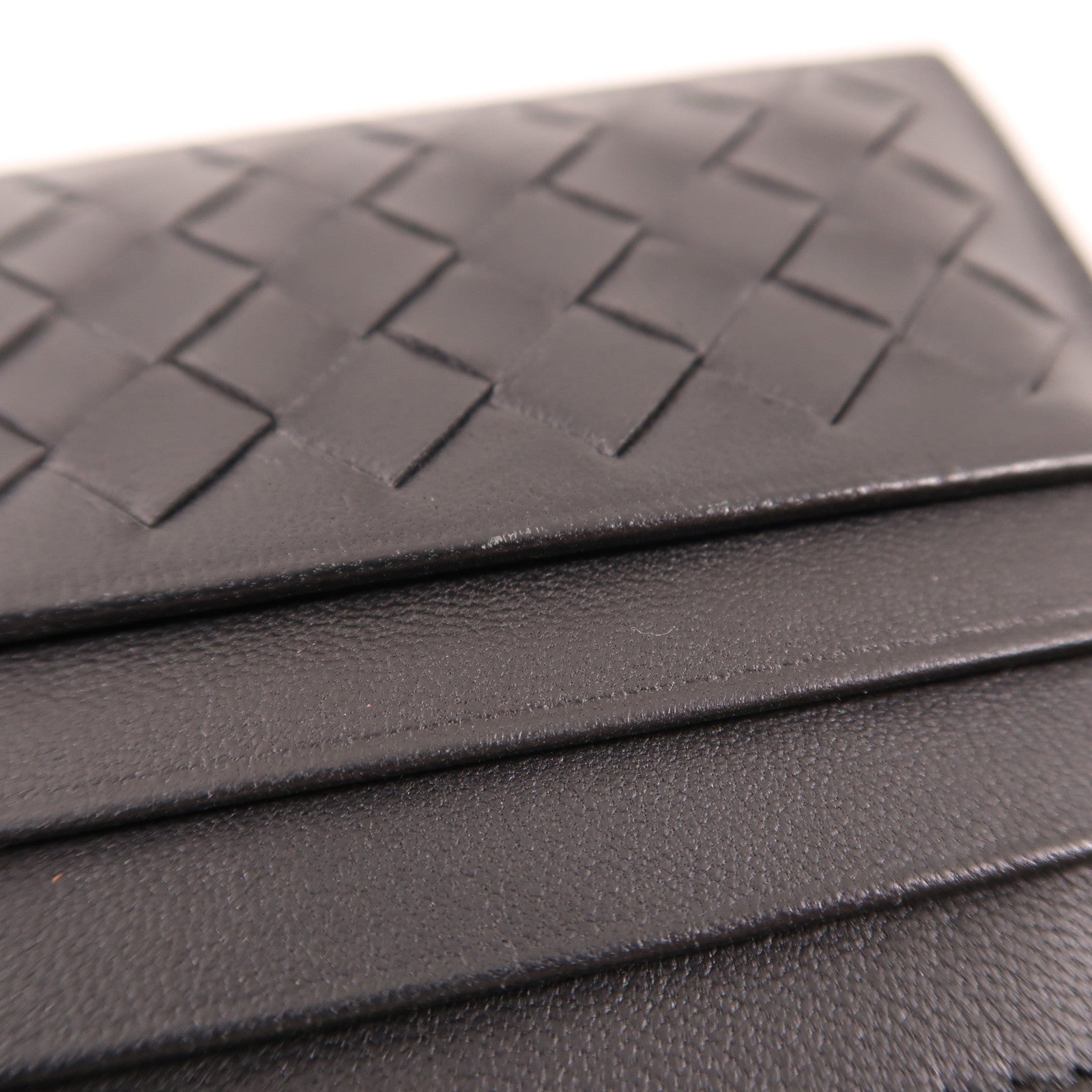 BOTTEGA VENETA 織紋皮革Coin/Card Case卡片套/零錢包黑色