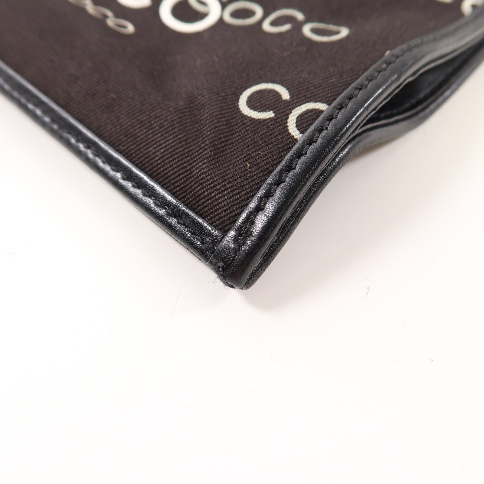 CHANEL 帆布Totebag金扣鏈帶手挽袋黑色