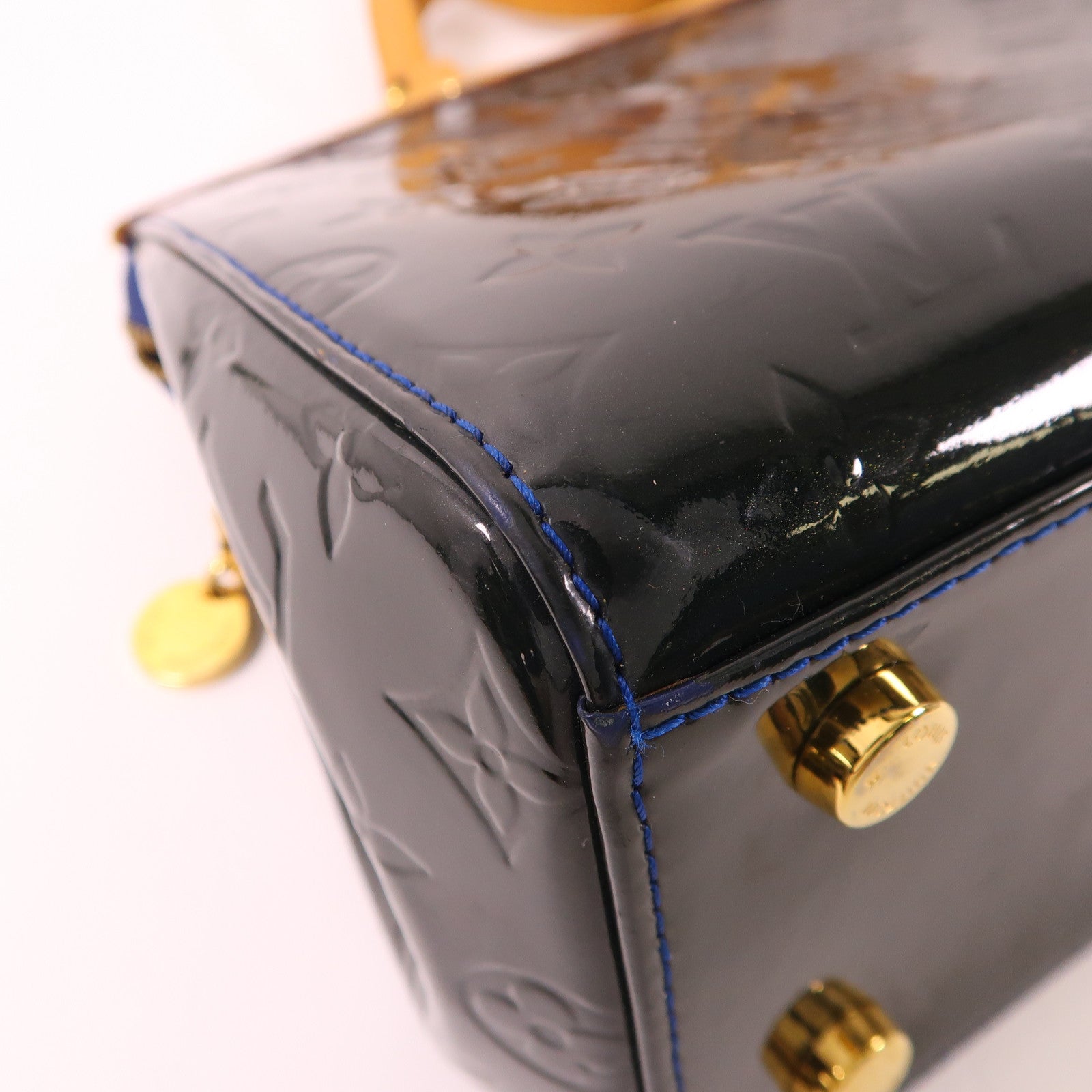 LOUIS VUITTON Vernis Blair MM金扣手挽肩背兩用袋