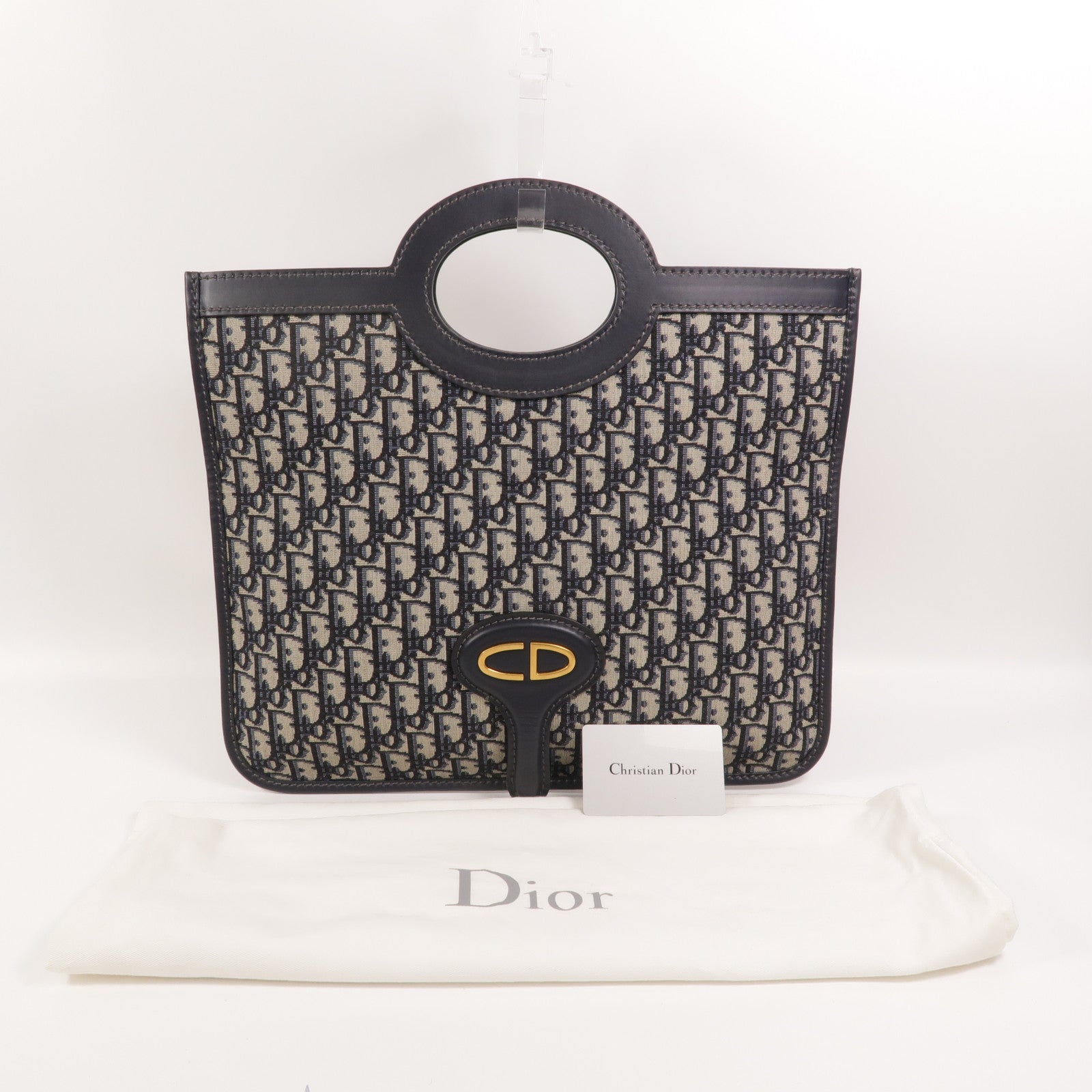 Dior Oblique帆布Folding Clutch手拿包