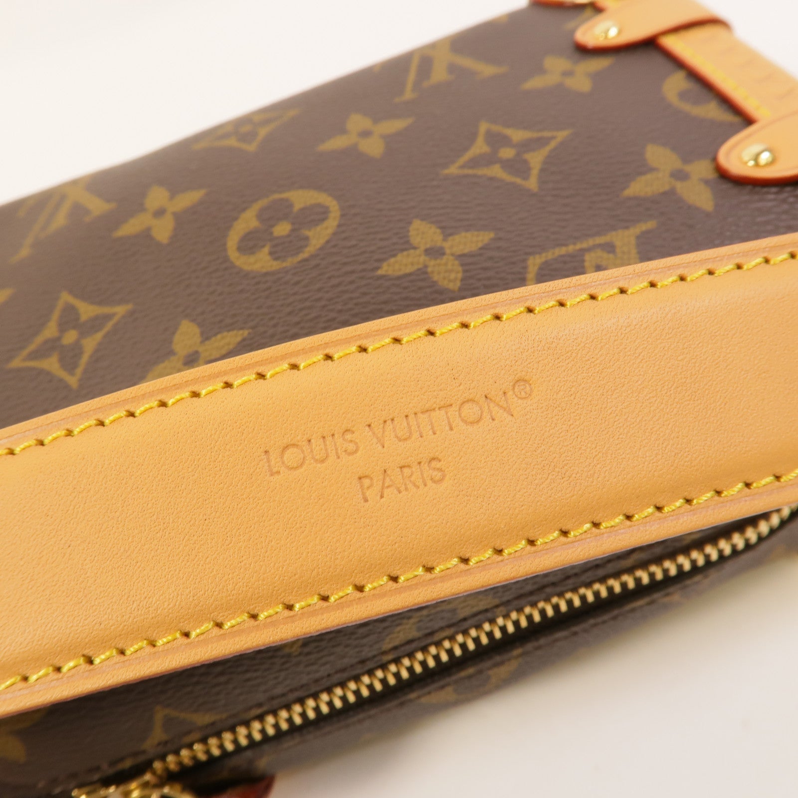 LOUIS VUITTON Monogram Side Trunk PM金扣手挽肩背兩用袋
