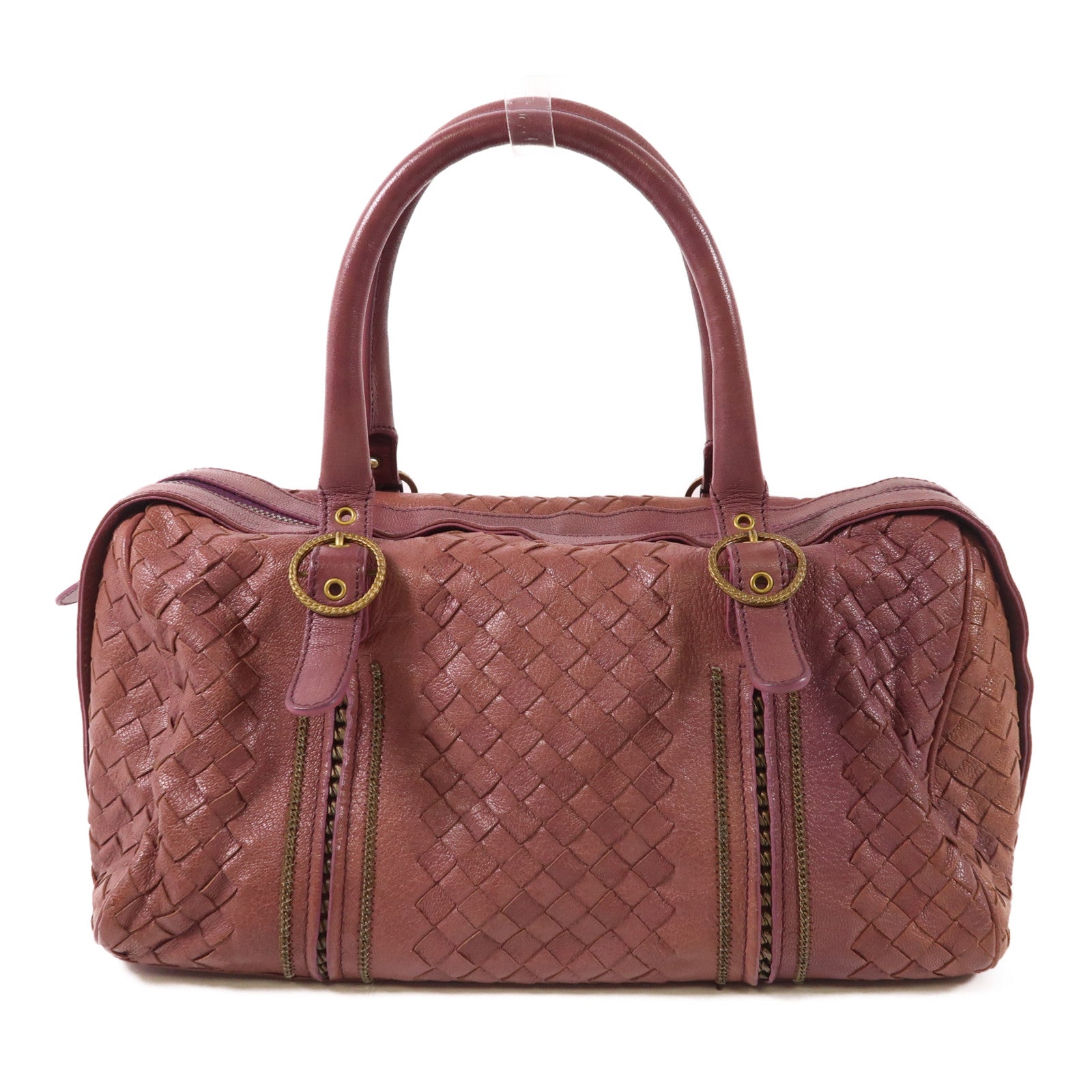 BOTTEGA VENETA 牛皮皮革Handbag金扣手挽袋