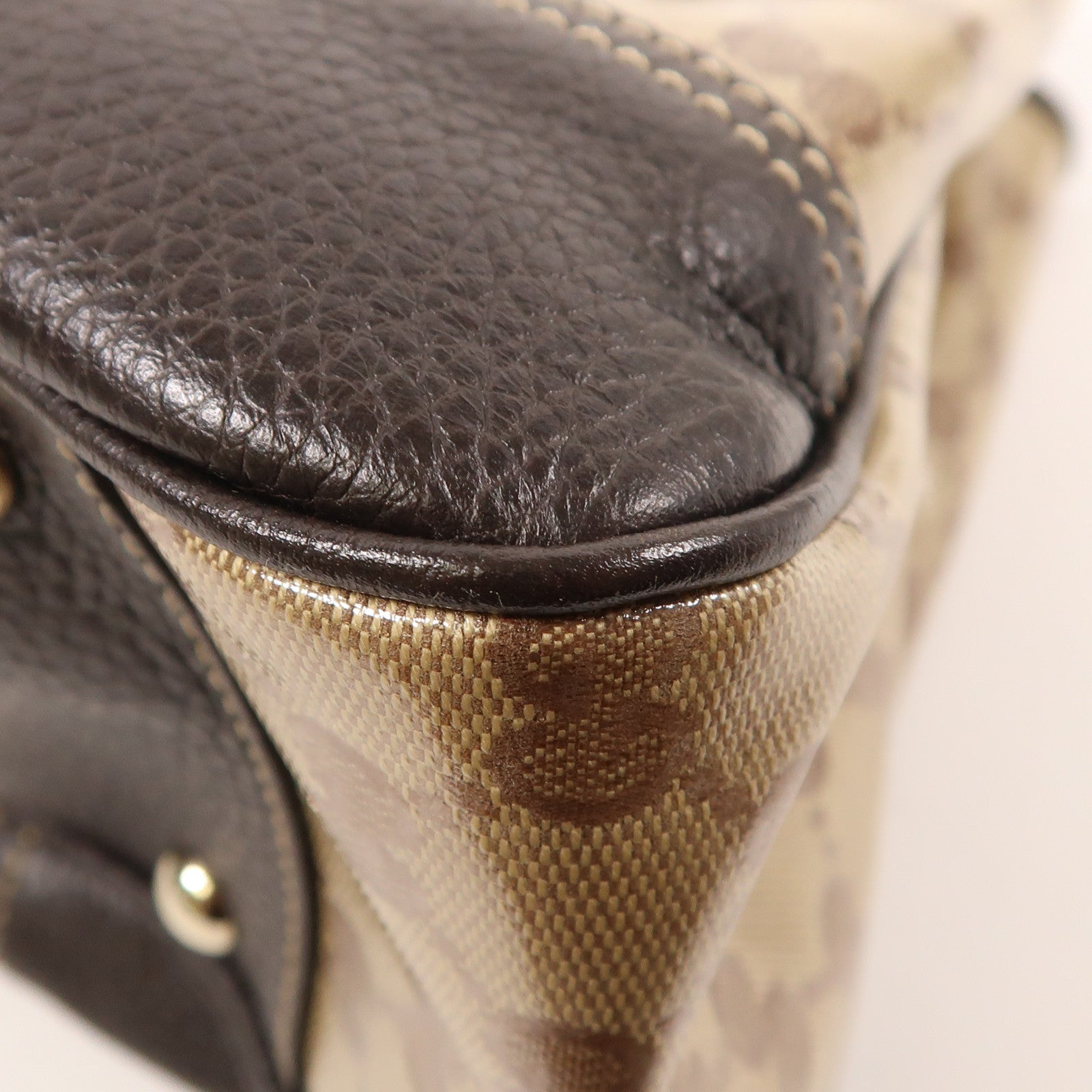 GUCCI PVC Shoulder Bag金扣肩背袋