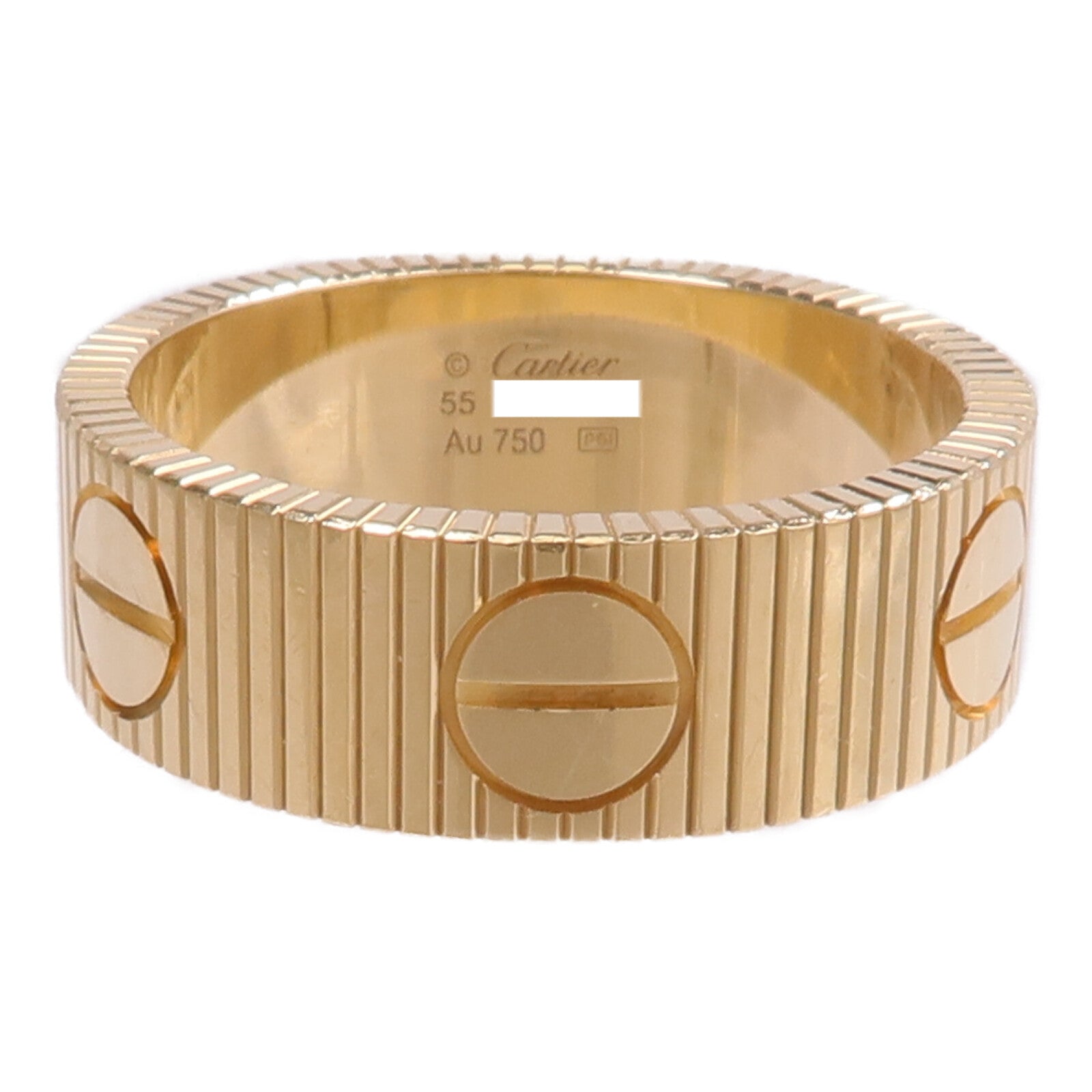 CARTIER 18K黃金Love Unlimited Ring戒指Cartier#55/US#7.5